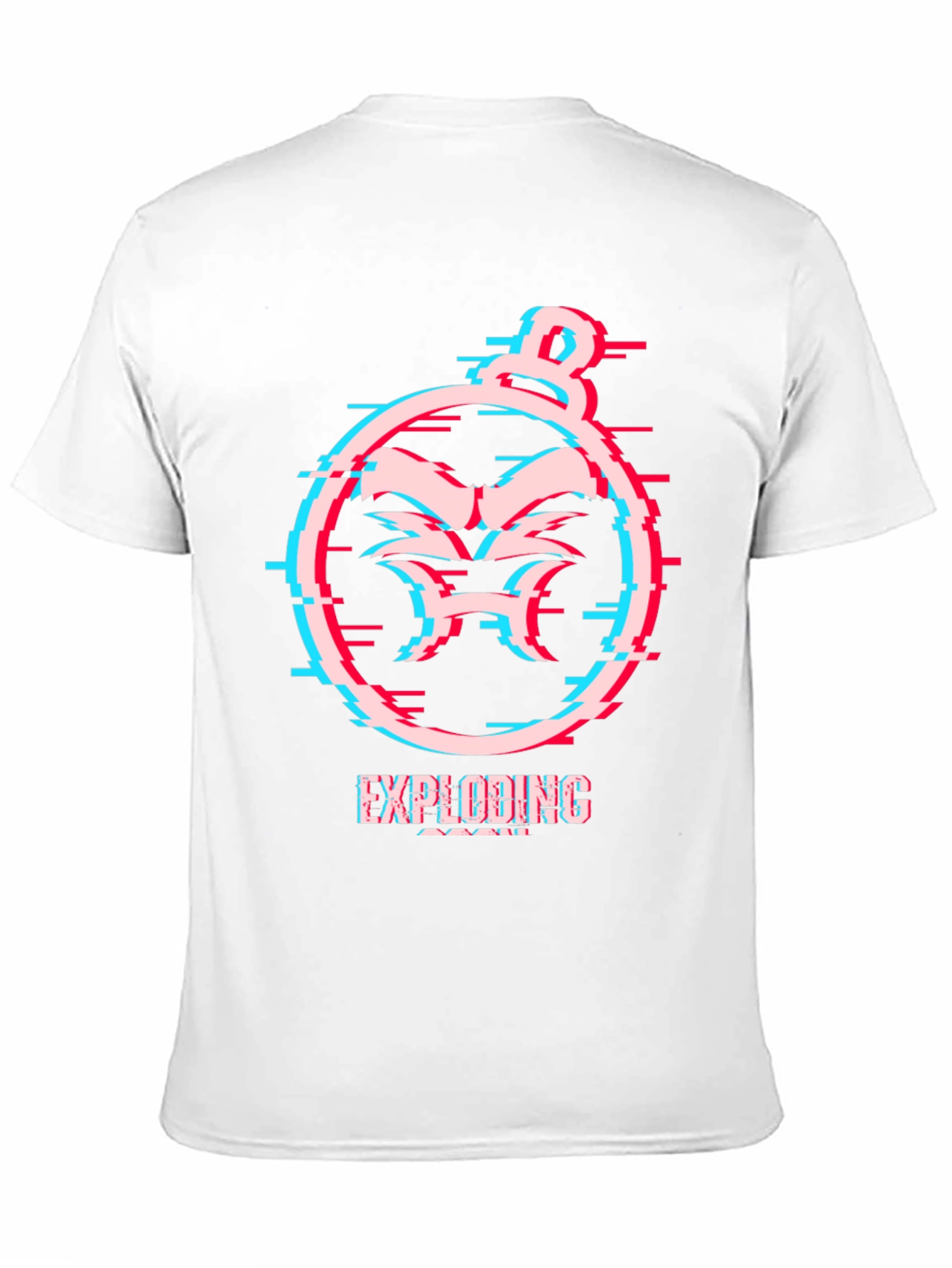 Black Exploding Soon Graphic Tee - Glitch Style view 11