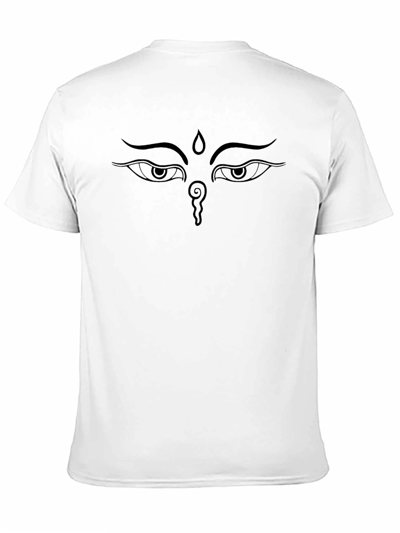 Black Buddha Eye Graphic Black T-Shirt view 11