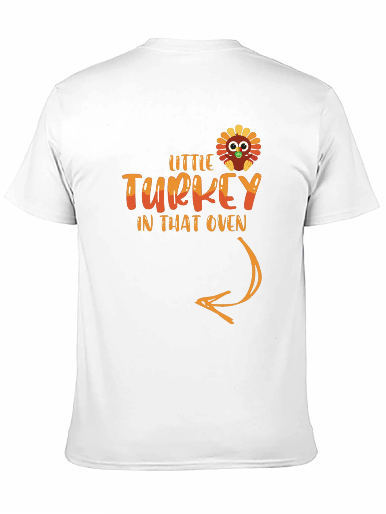 Little Turkey Pregnancy Announcement T-Shirt - 11