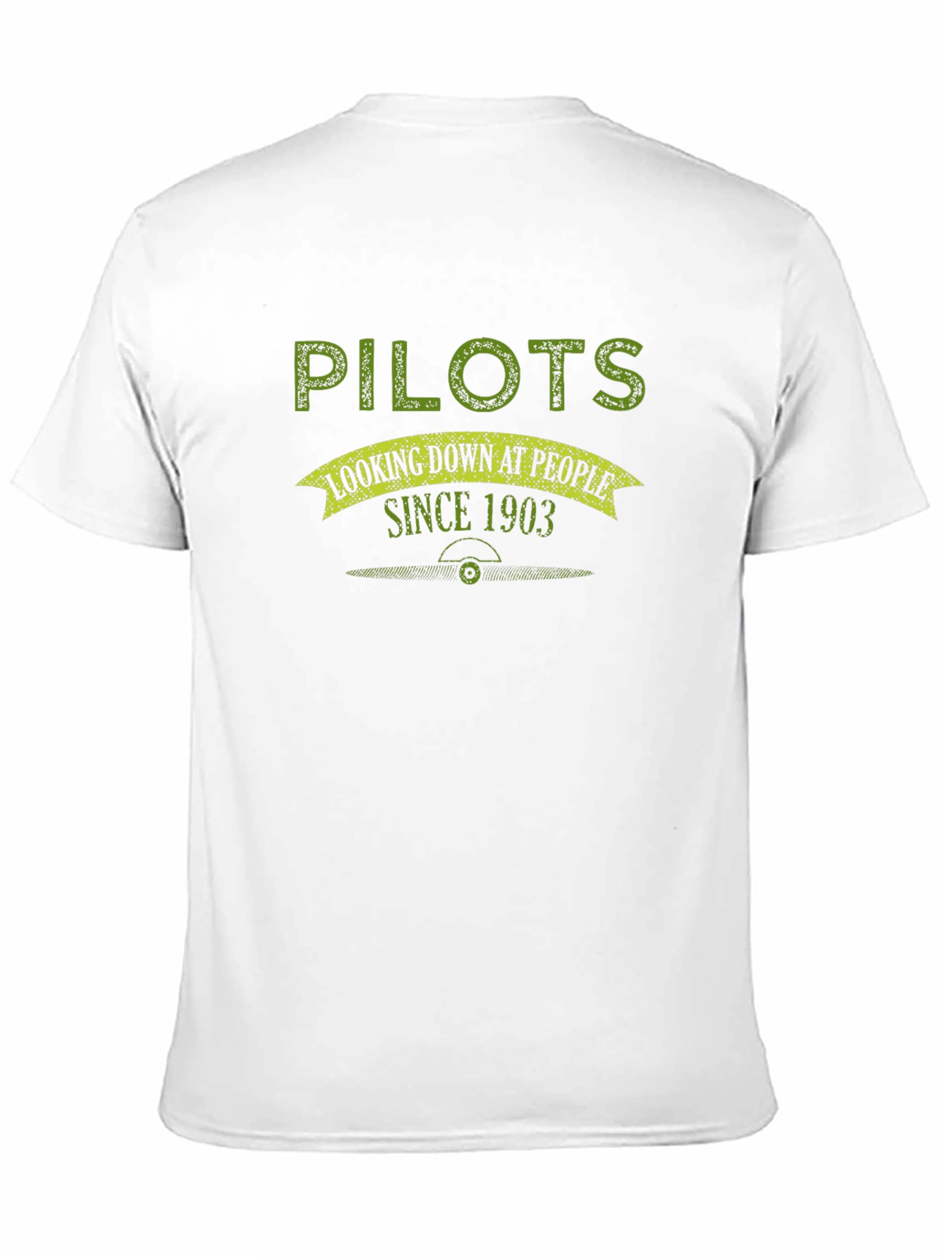 Black Pilots Looking Down Since 1903 Black Graphic Tee view 11