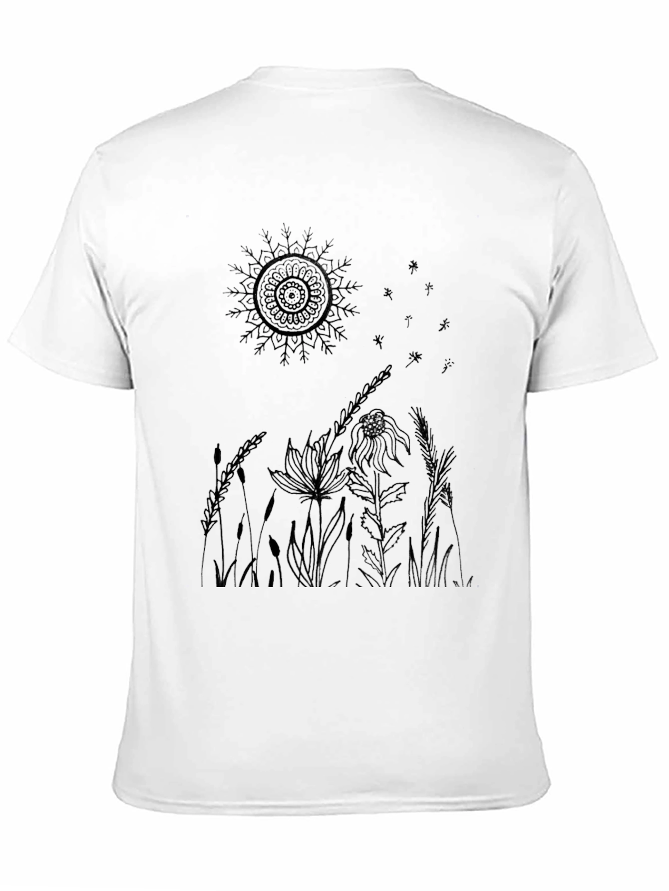 Black Nature's Embrace Black Tee view 11