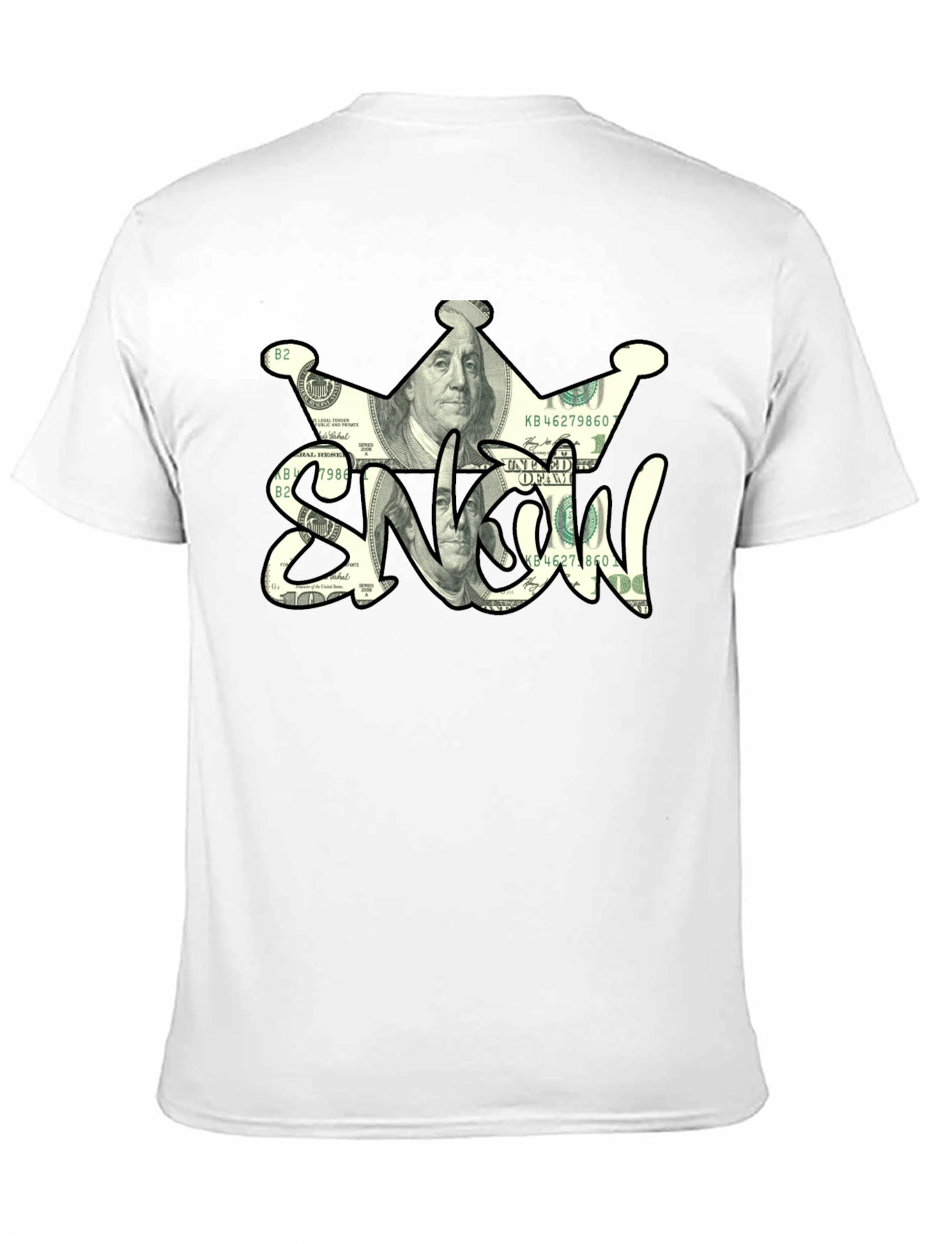 Black Snow Crown Graphic Tee - Black view 11
