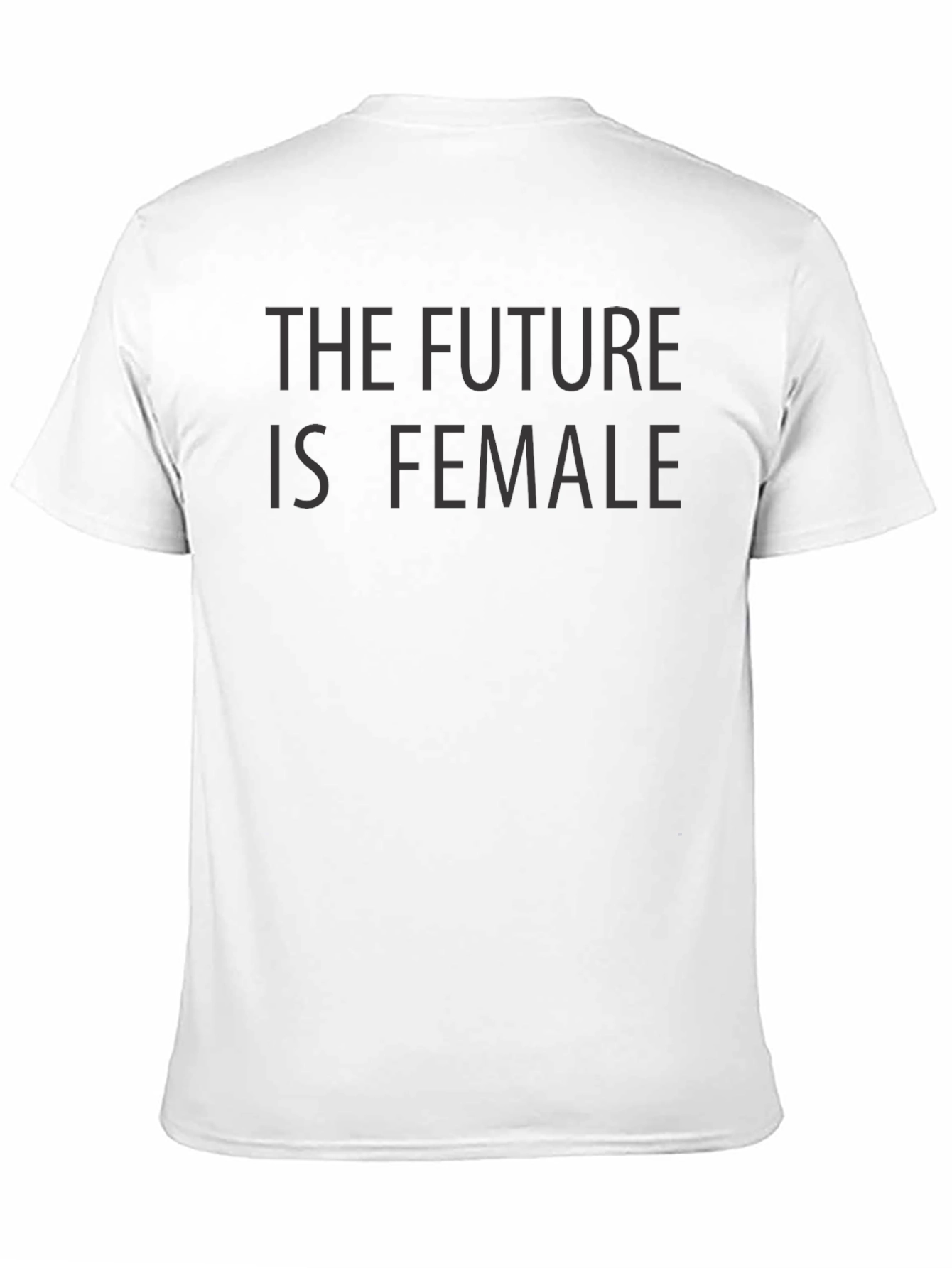 Black The Future is Female T-Shirt - Black view 11