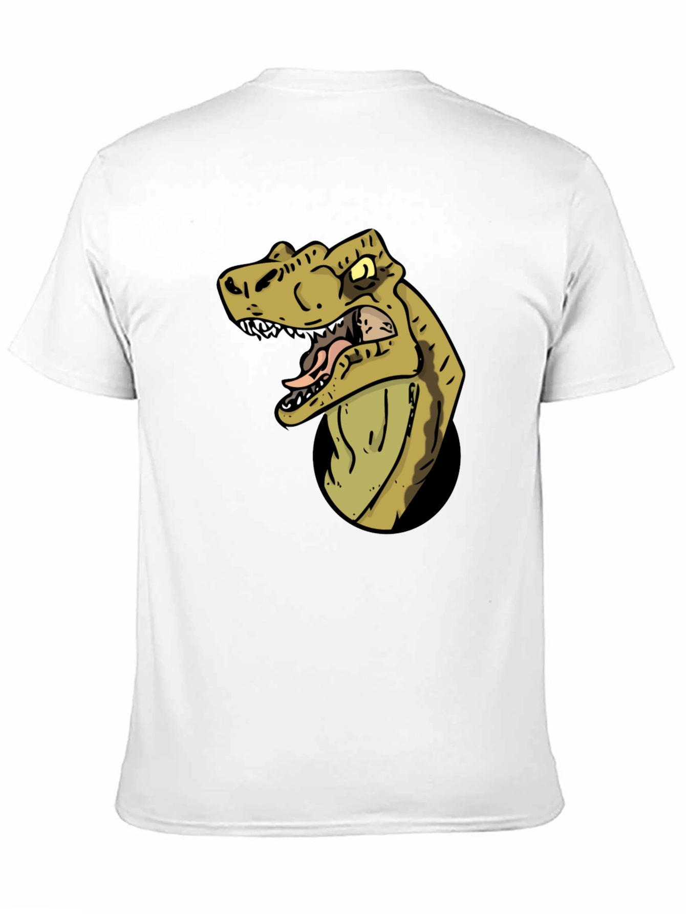 Black Dino T-Shirt - Graphic Dinosaur Tee view 11