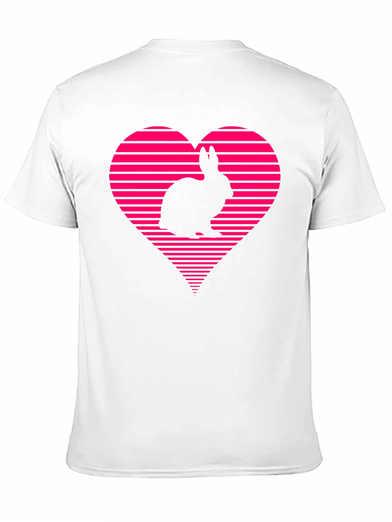 Black Rabbit Heart Graphic Tee - Black view 11