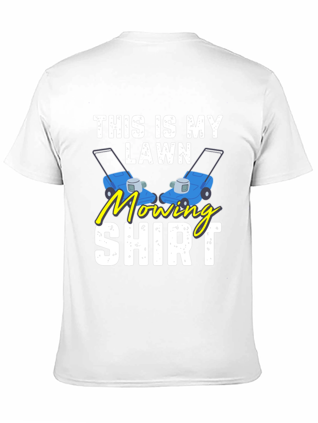 Black Funny Lawn Mowing Shirt - This is My Lawn Mowing Shirt view 11