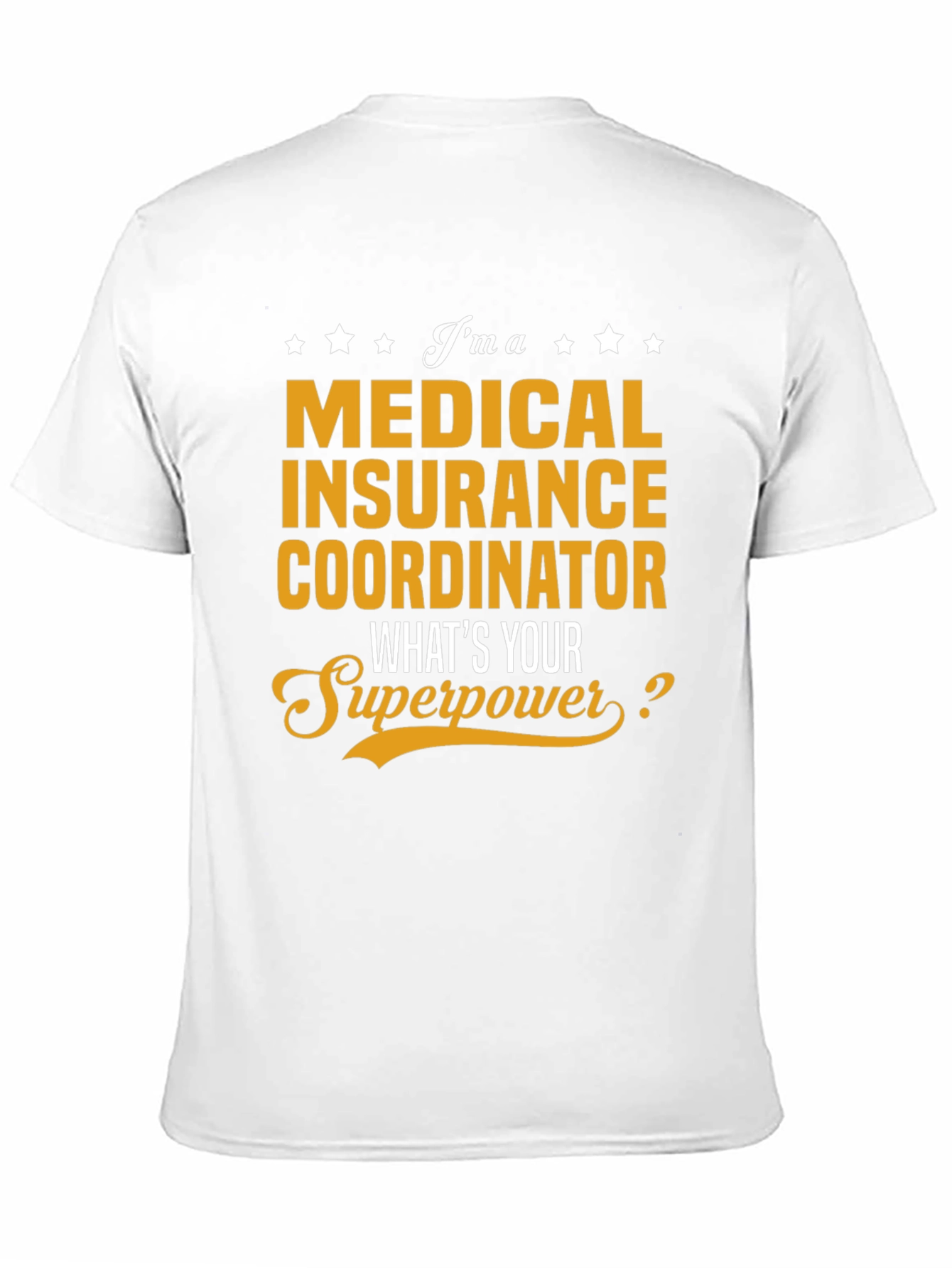 Black Medical Insurance Coordinator Superpower T-Shirt view 11