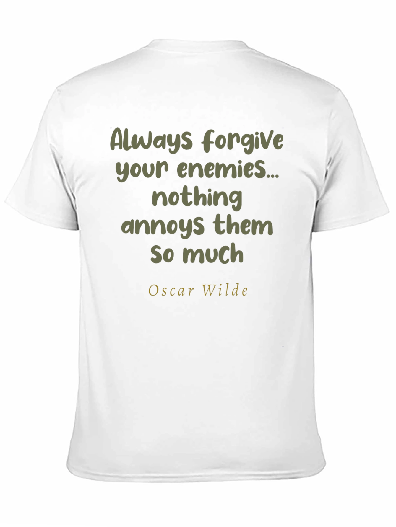 Black Always Forgive Enemies Graphic T-Shirt view 11