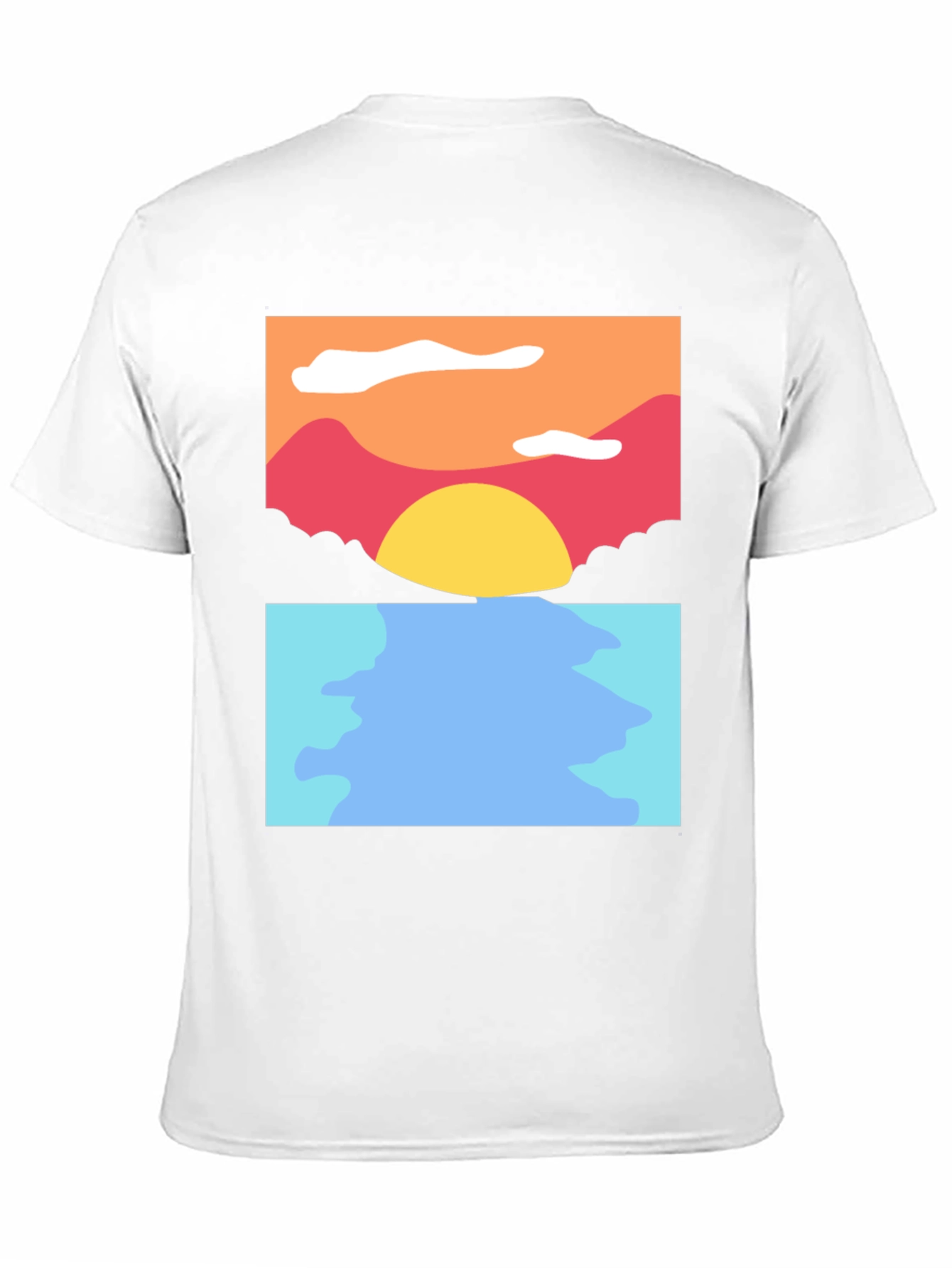 Black Sunset Seascape Graphic Tee - Soft Cotton Blend view 11