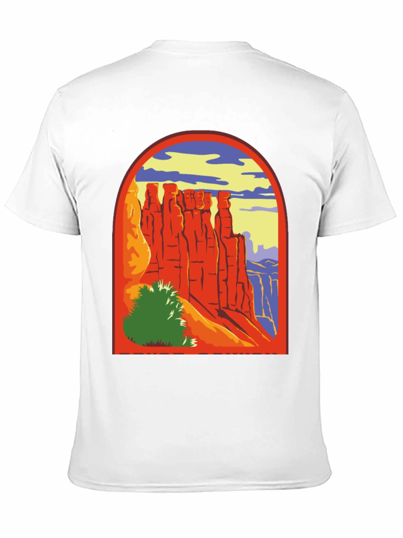 Black Desert Landscape Graphic T-Shirt view 11