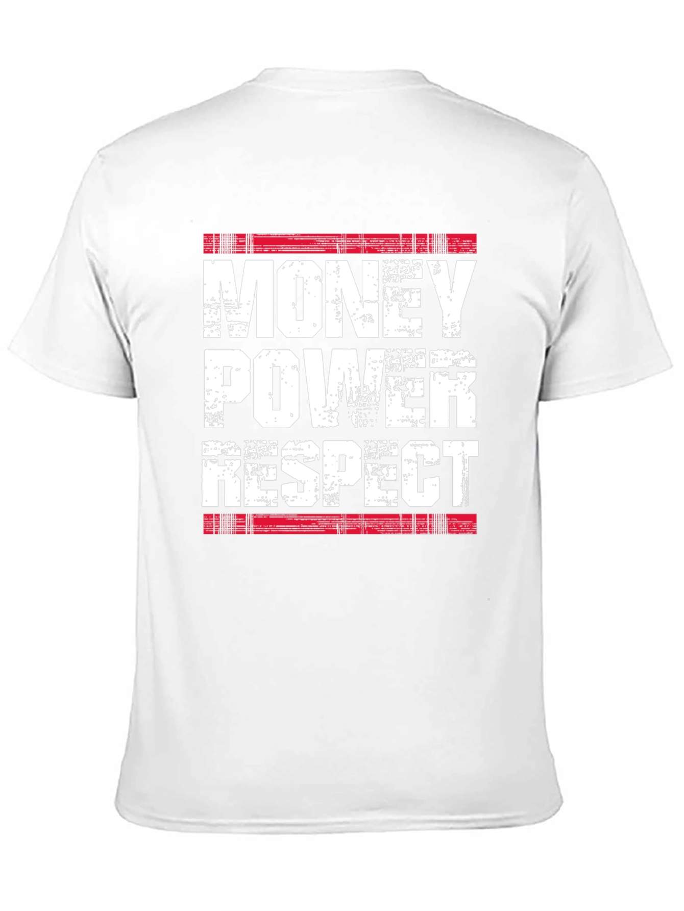 Black Money Power Respect T-Shirt - Black view 11