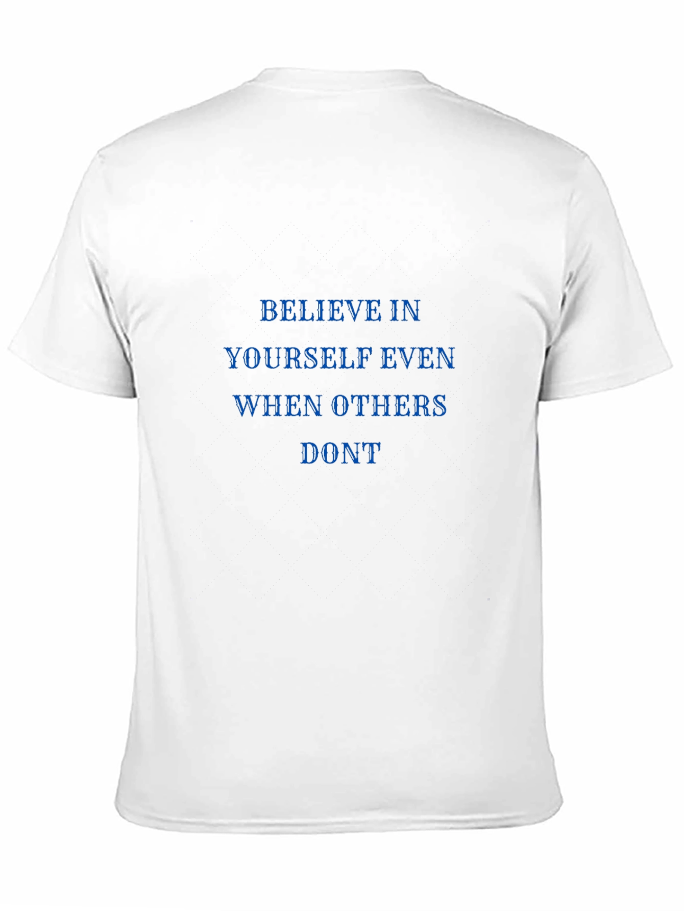 Black Believe in Yourself Black Tee view 11