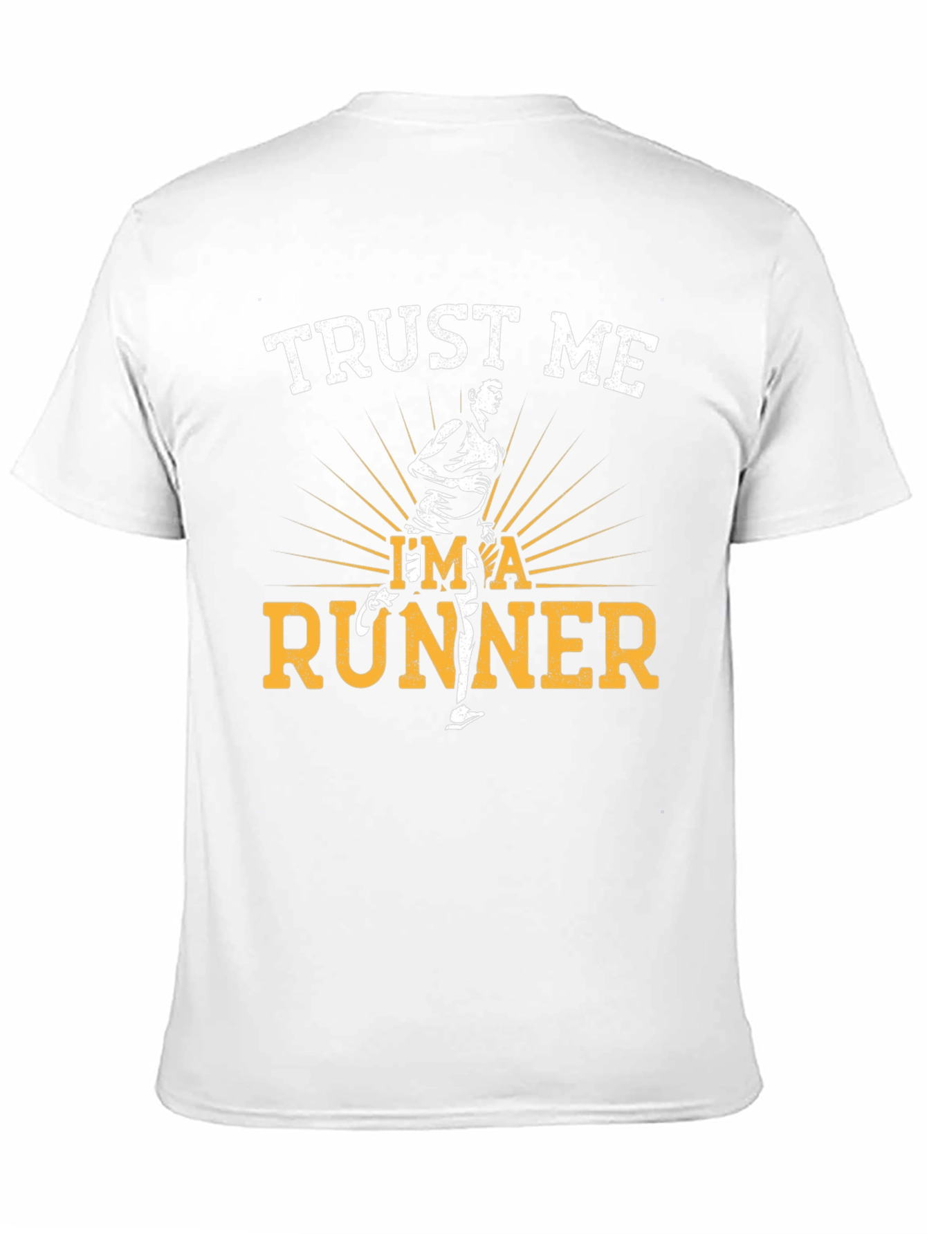 Black Trust Me I'm A Runner T-Shirt view 11