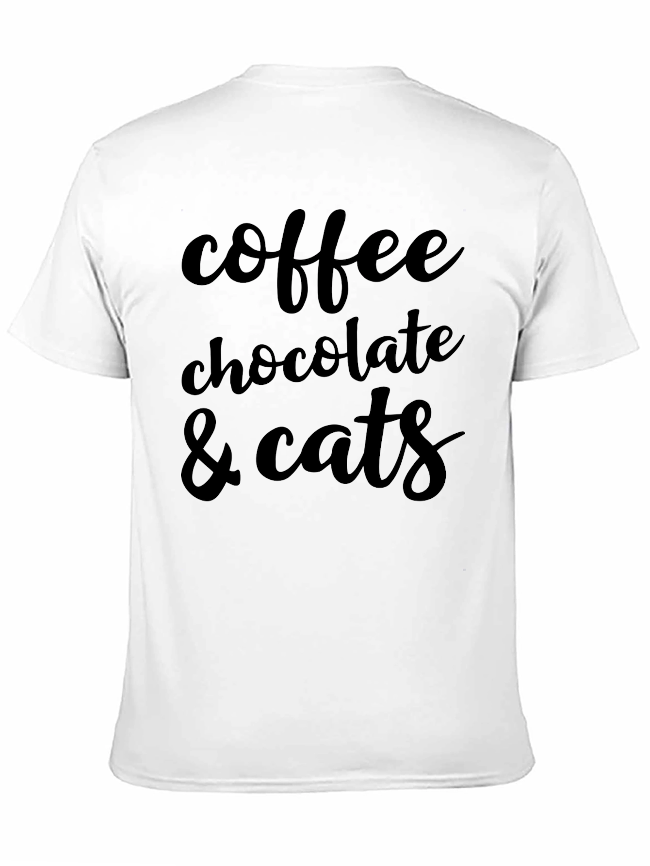 Black Coffee Chocolate Cats Graphic Tee view 11
