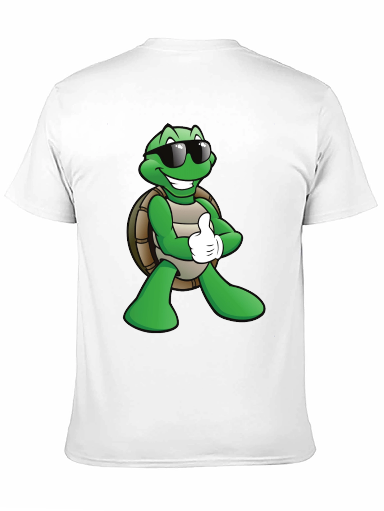 Black Cool Turtle Graphic T-Shirt - Black view 11