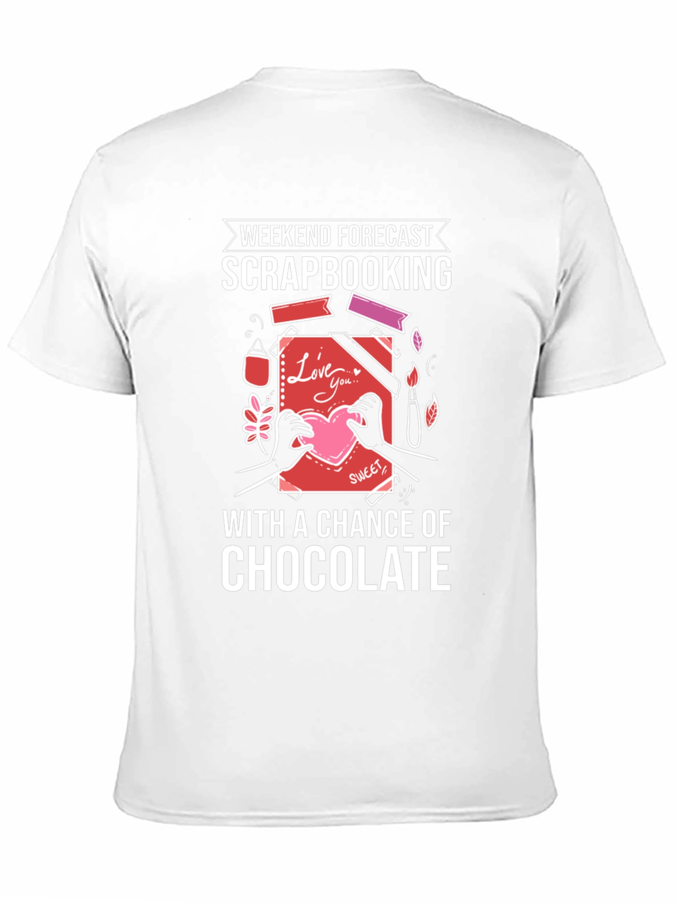 Scrapbooking & Chocolate Forecast Graphic Tee - 11