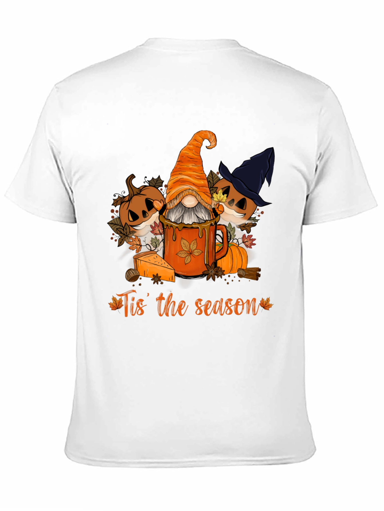 Fall Gnome 'Tis the Season Graphic Tee - 11