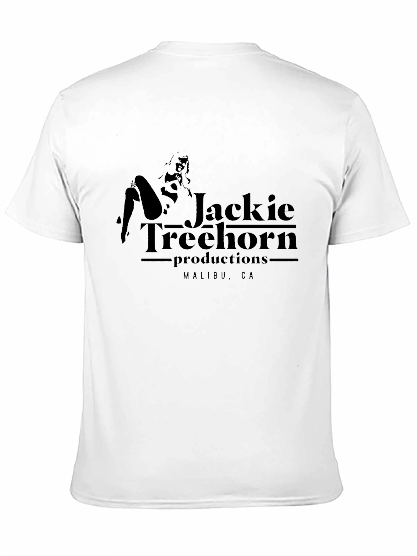 Black Jackie Treehorn Productions Black T-Shirt view 11