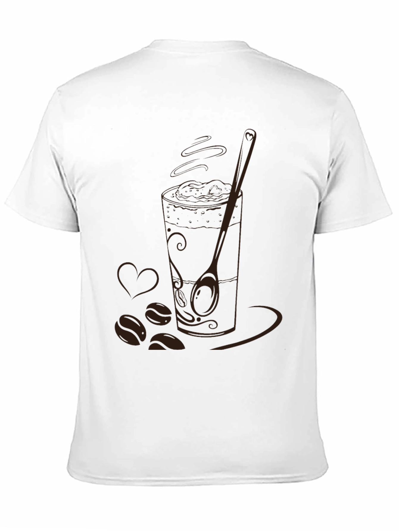Black Coffee Lover's Graphic Tee - Black view 11