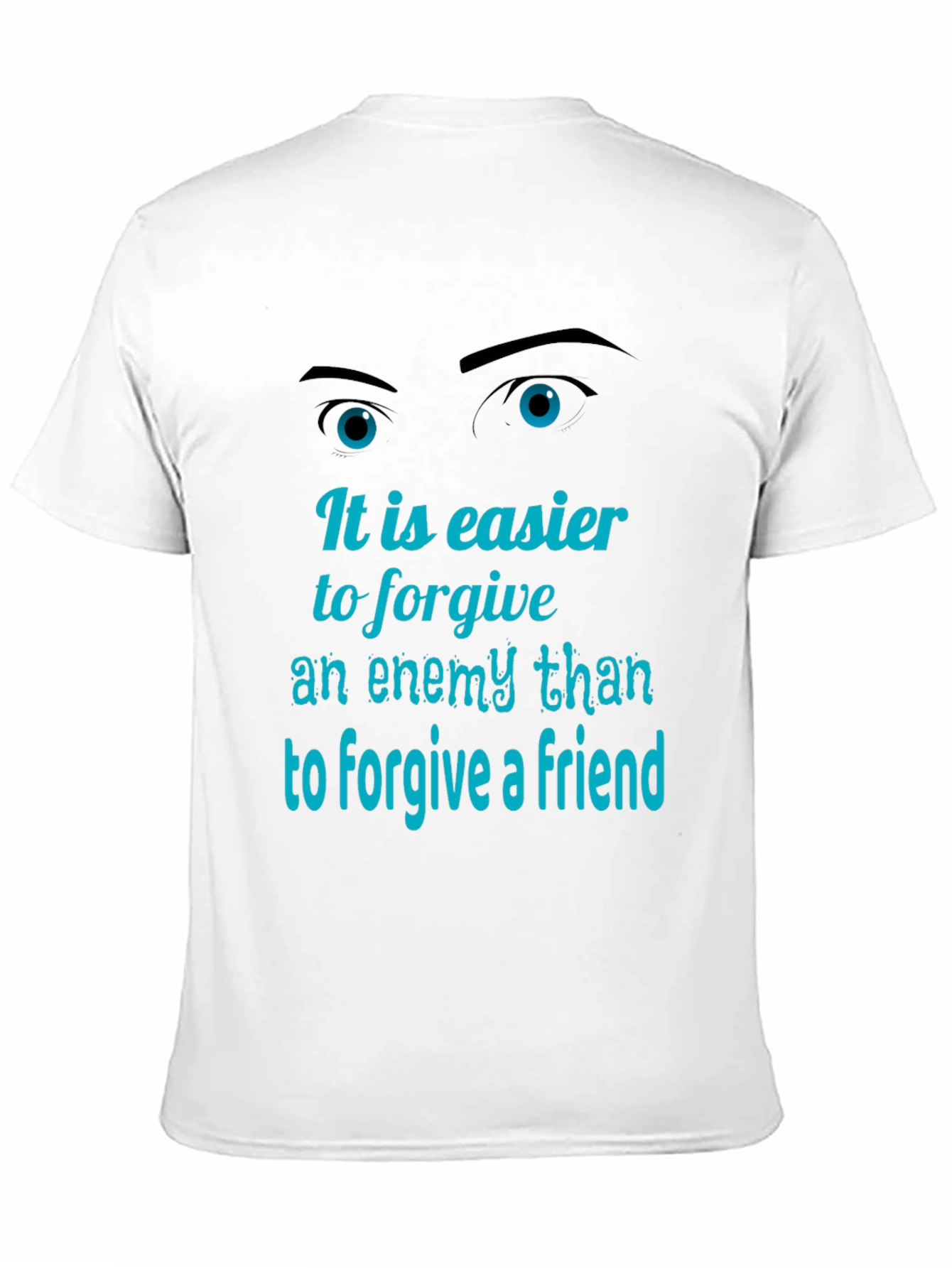 Black Forgiveness Graphic Tee - Men's Black T-Shirt view 11