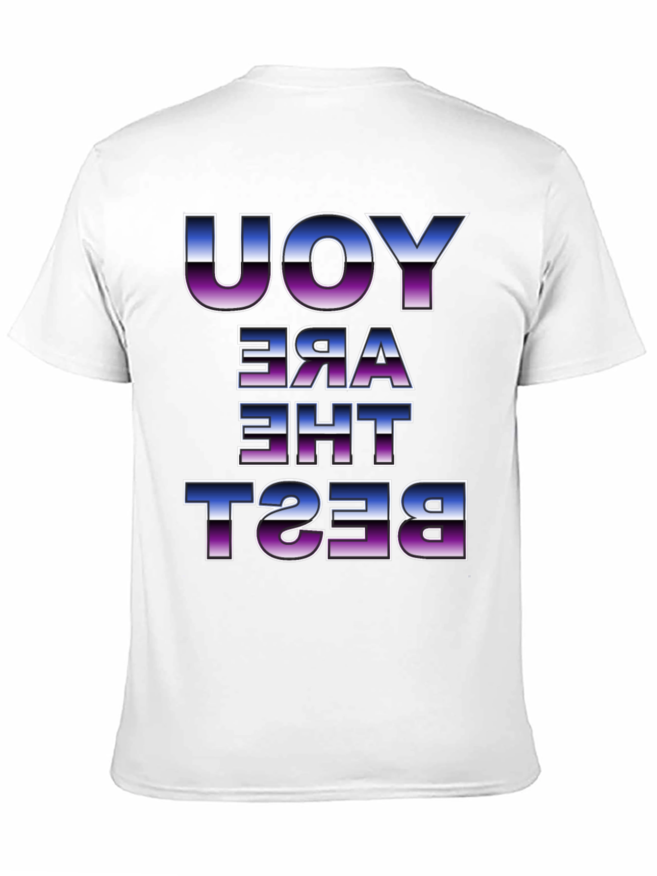 Black You Are The Best Graphic Tee - Black Cotton Blend view 11