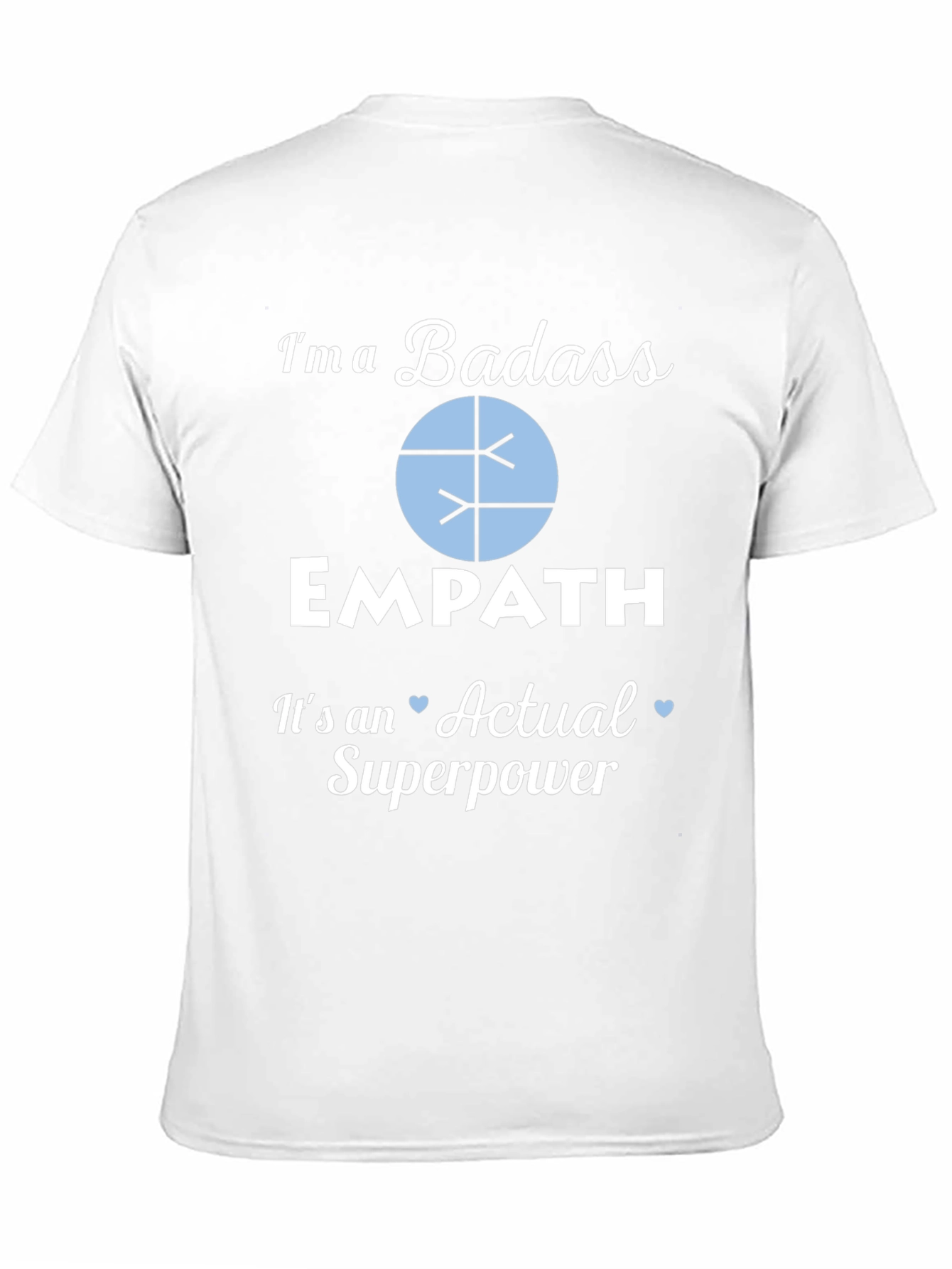 Black Badass Empath Superpower T-Shirt - Unisex view 11