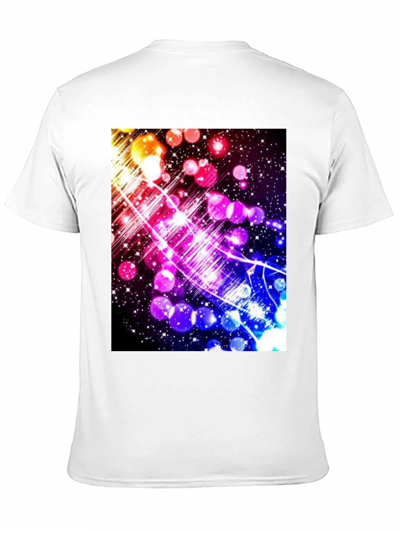 Black Galaxy Starry Sky T-Shirt view 11
