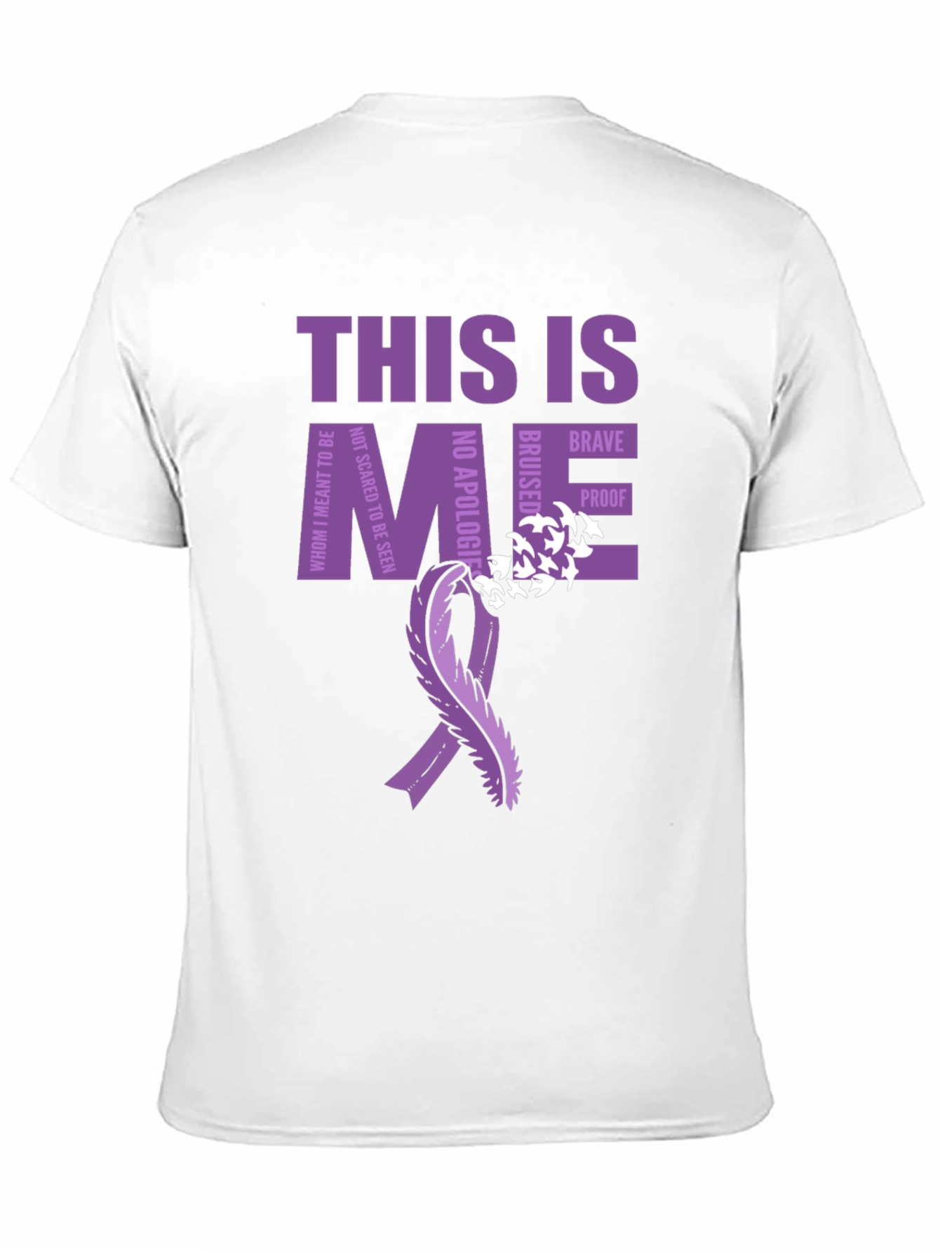 Black This Is Me T-Shirt - Brave, Bruised, No Apologies view 11