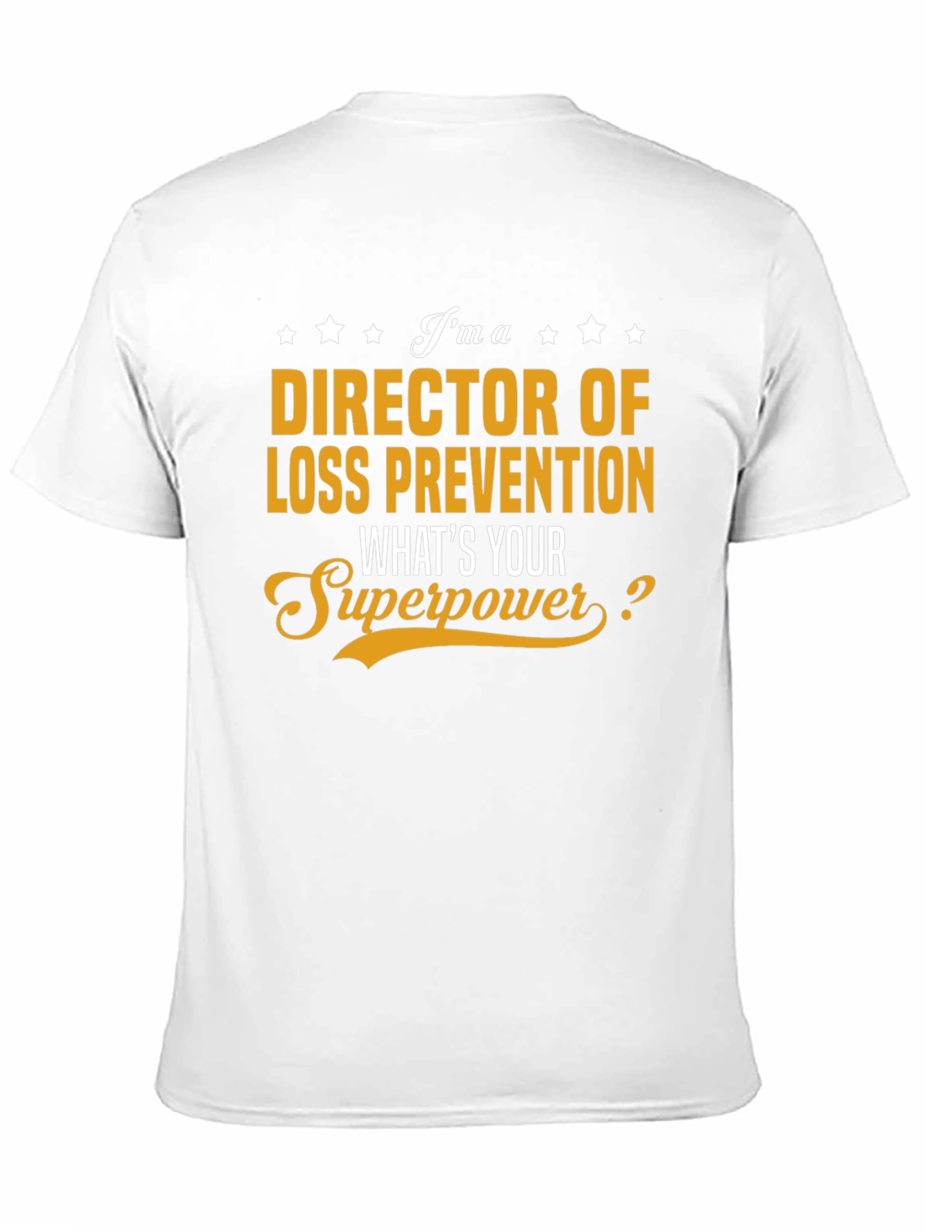 Black Director of Loss Prevention Superpower T-Shirt view 11