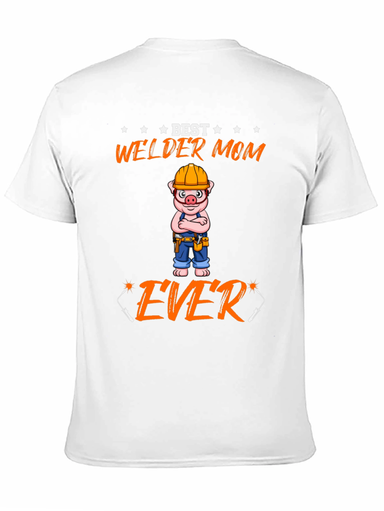 Black Best Welder Mom Ever T-Shirt - Novelty Graphic Tee view 11