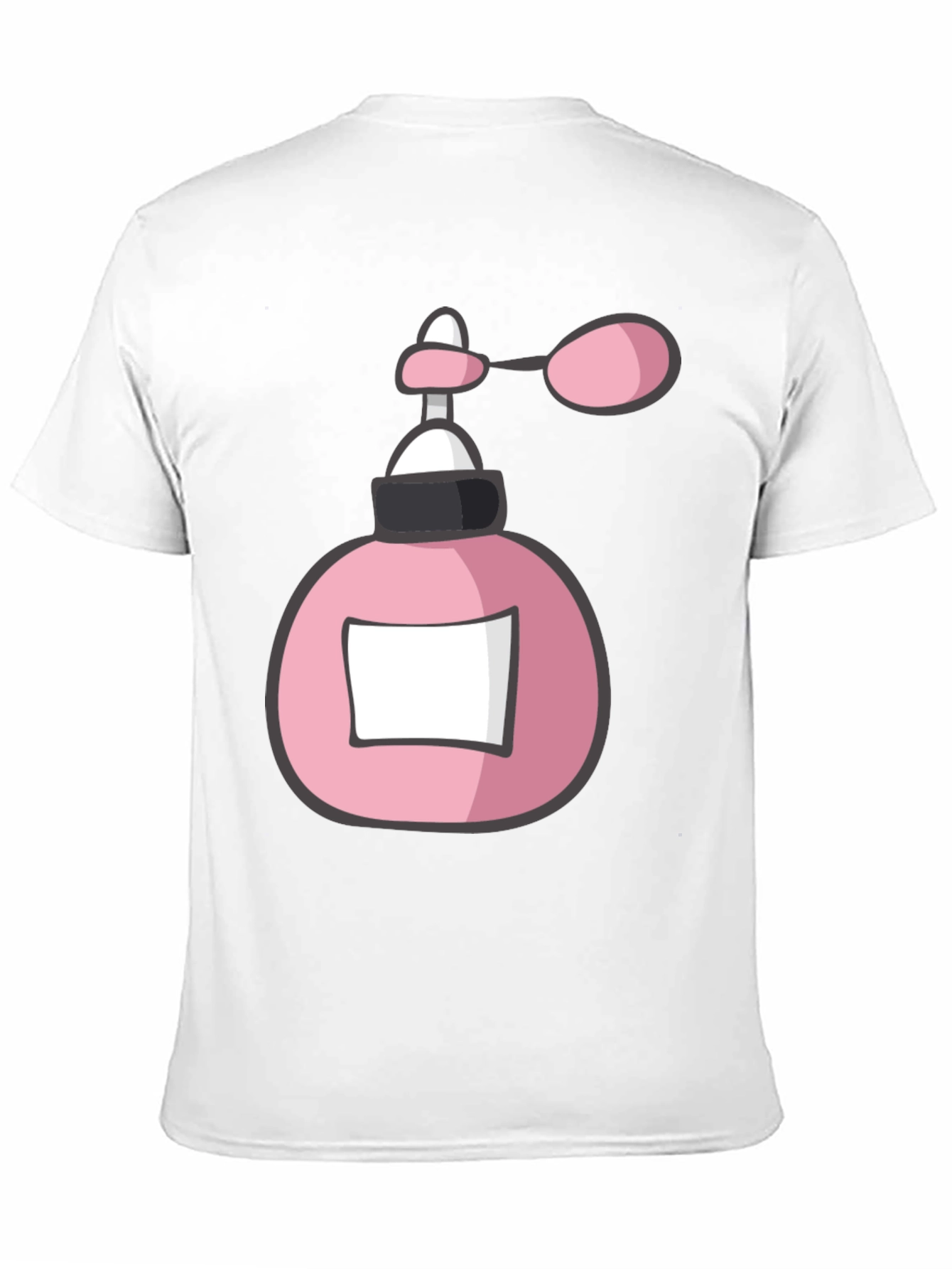 Black Pink Perfume Bottle Graphic Tee view 11