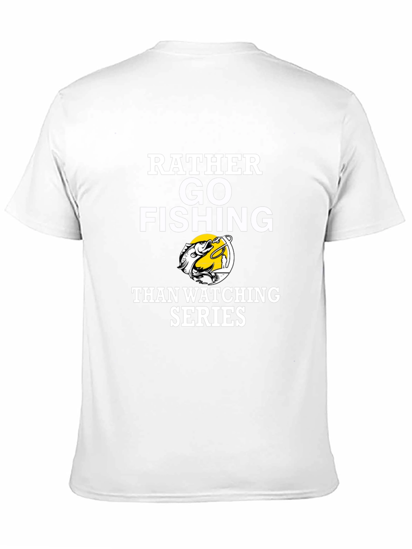 Black Rather Go Fishing T-Shirt Funny Angler Tee view 11