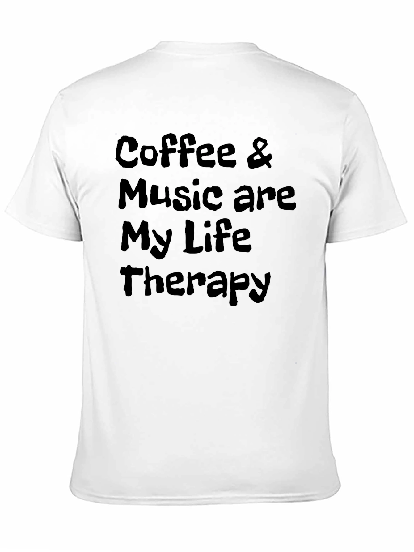 Black Coffee & Music Therapy T-Shirt view 11