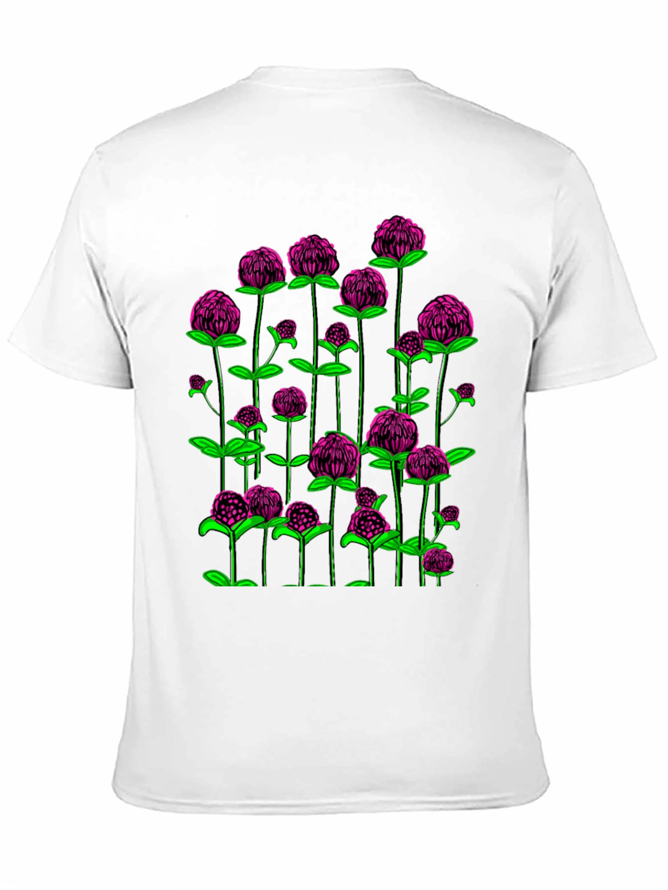 Black Clover Print Black T-Shirt view 11