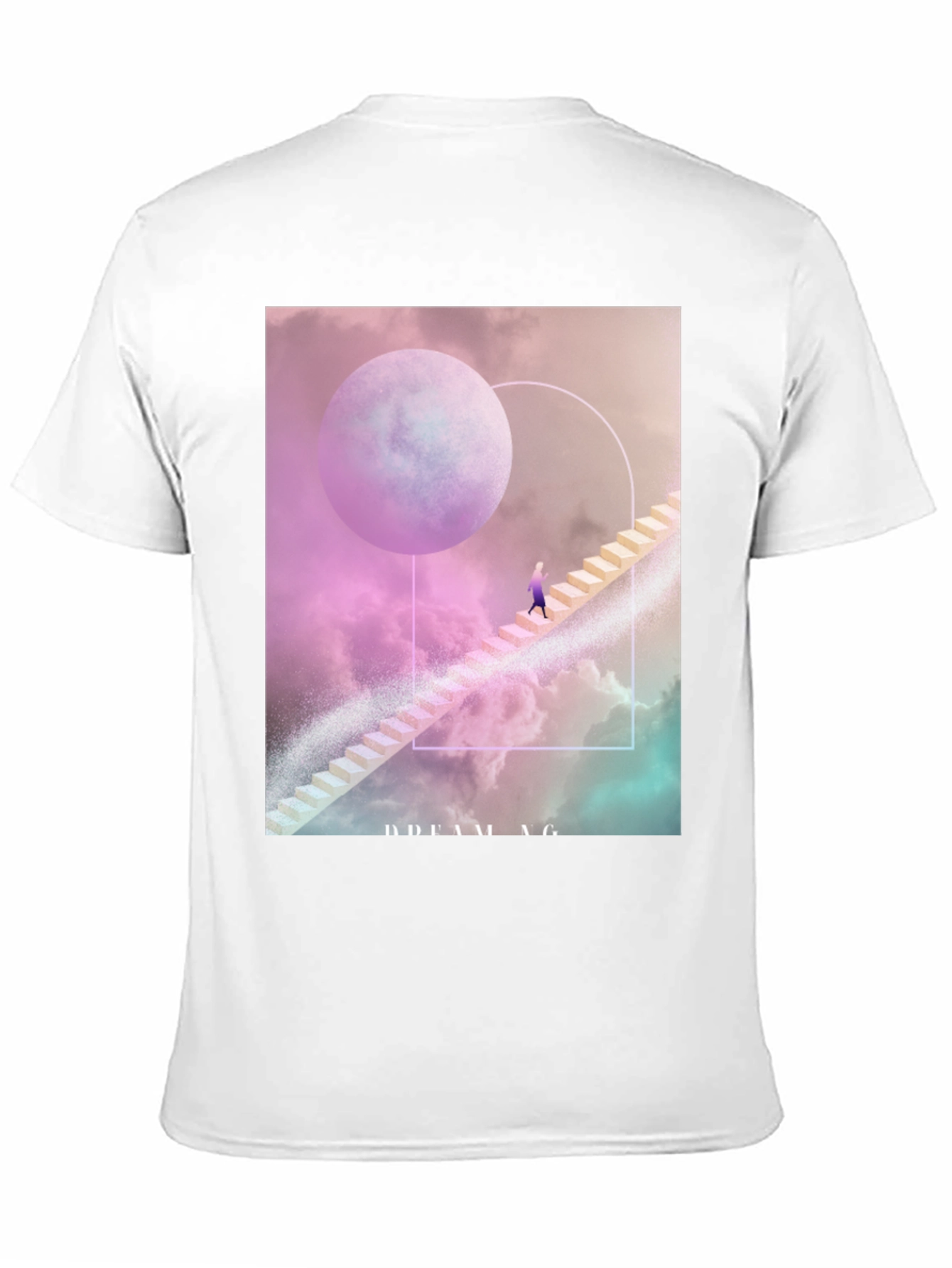 Black Dreaming T-Shirt: Celestial Stairway Design view 11