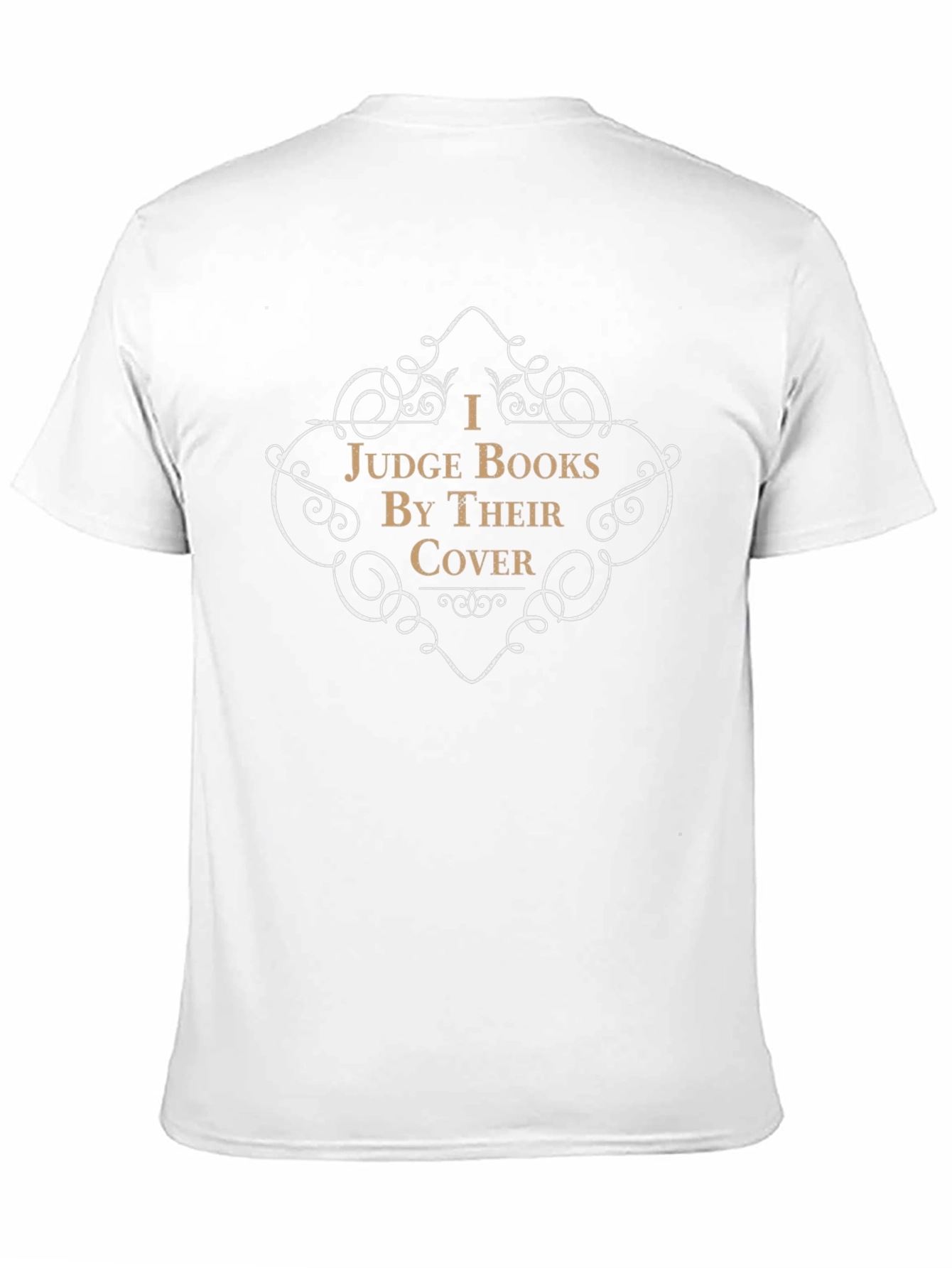 Black I Judge Books By Their Cover Graphic Tee view 11