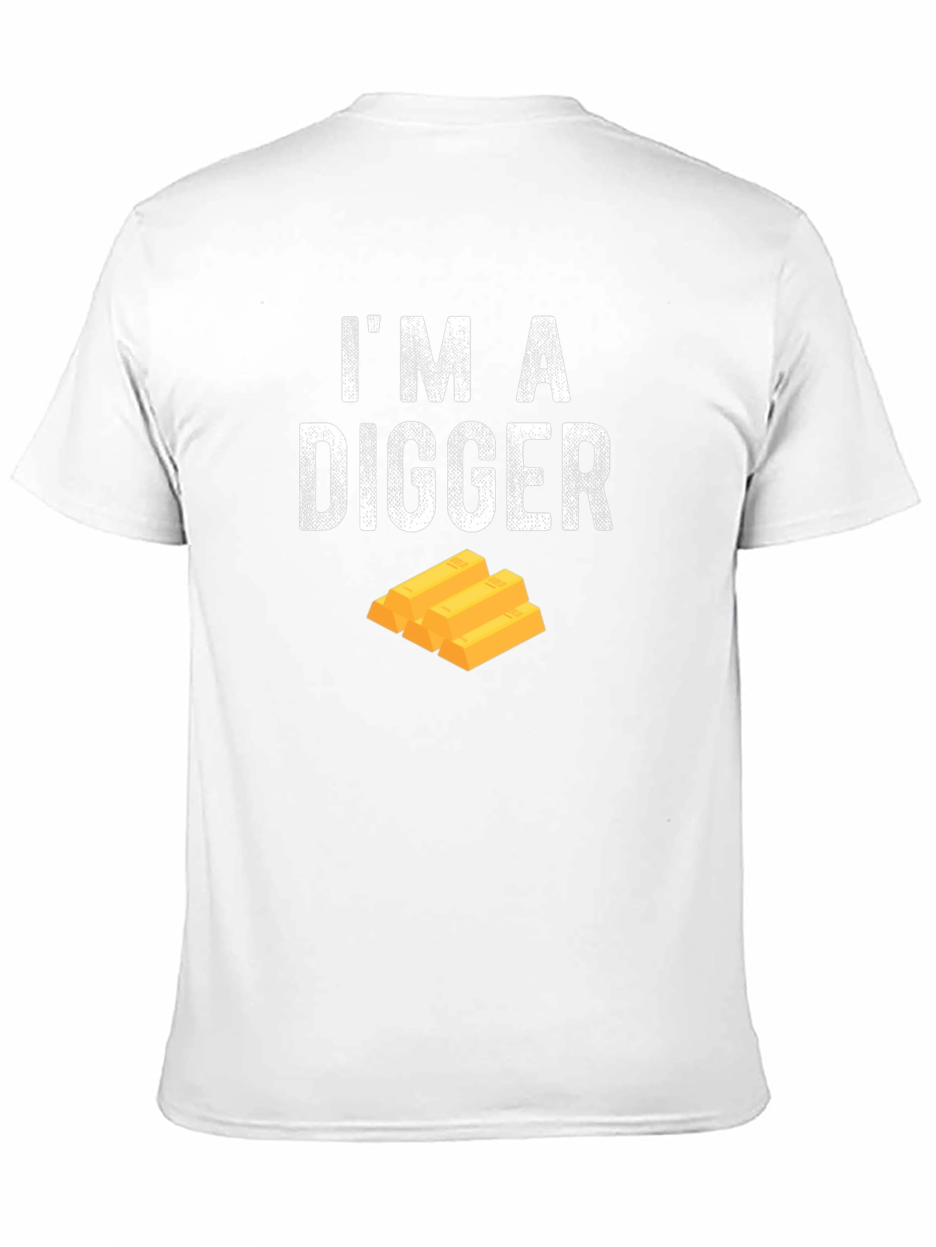 Black I'm A Digger T-Shirt Gold Humor Funny Job Tee view 11