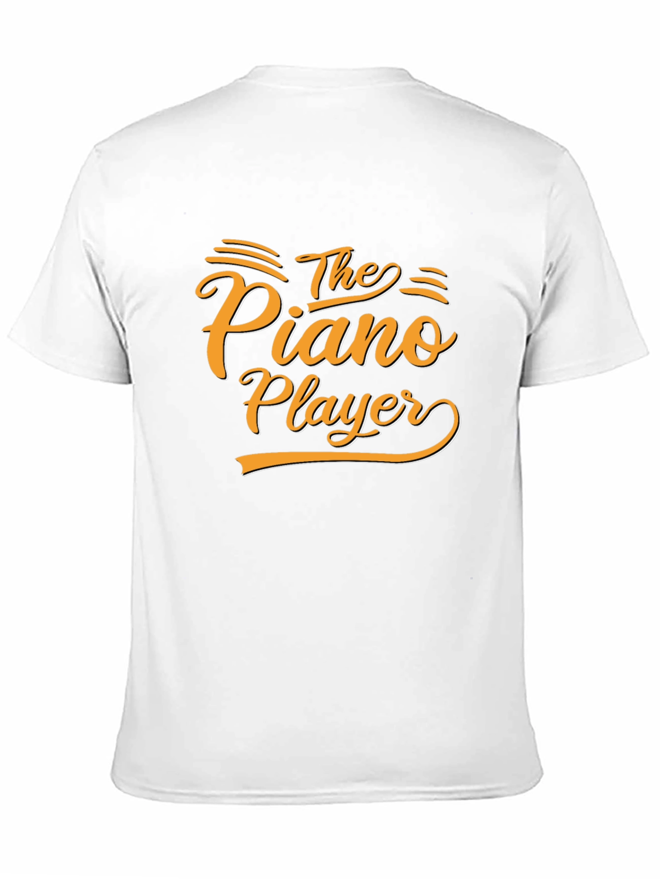 Black The Piano Player Graphic Tee - Stylish Musician T-Shirt view 11