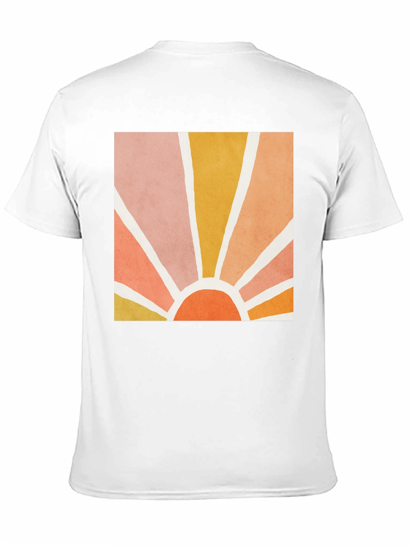 Black Retro Sun Graphic Tee - Vintage Style Comfort view 11