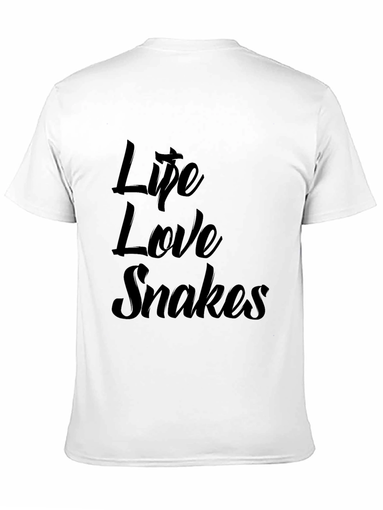 Black Life Love Snakes Graphic Tee - Soft Cotton Blend view 11