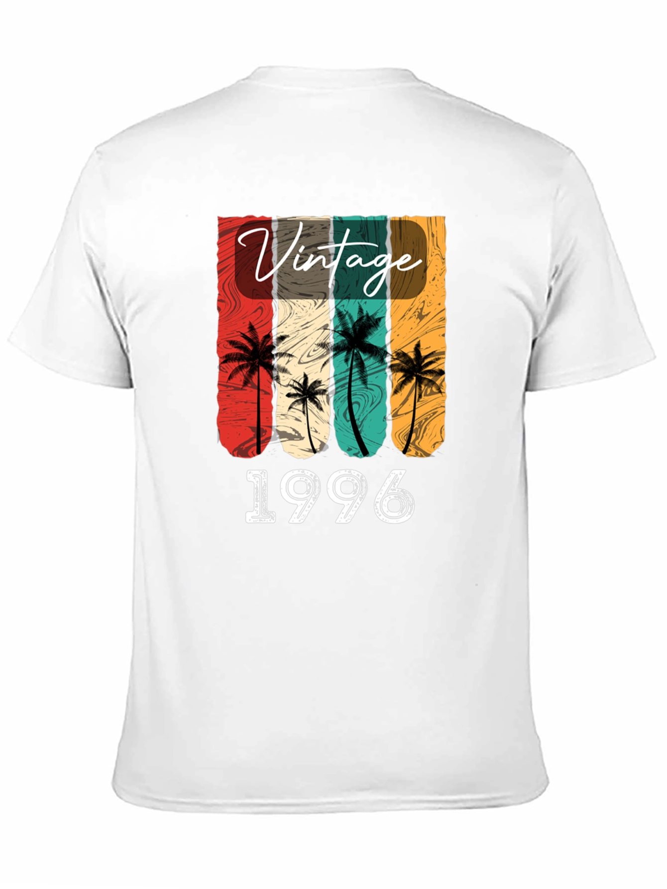 Black Vintage 1996 Palm Tree Graphic T-Shirt view 11