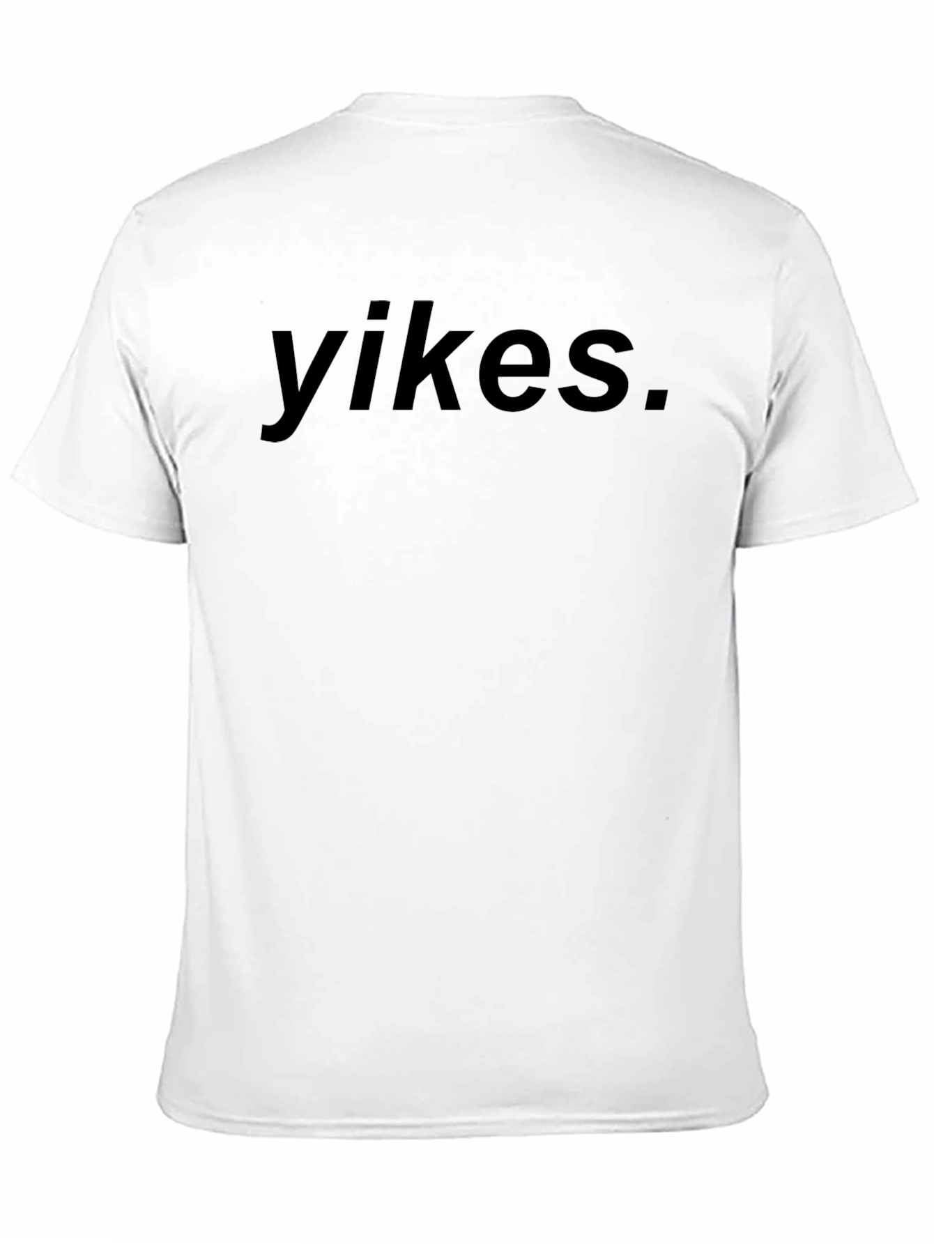 Black Yikes Graphic T-Shirt - Black Casual Tee view 11