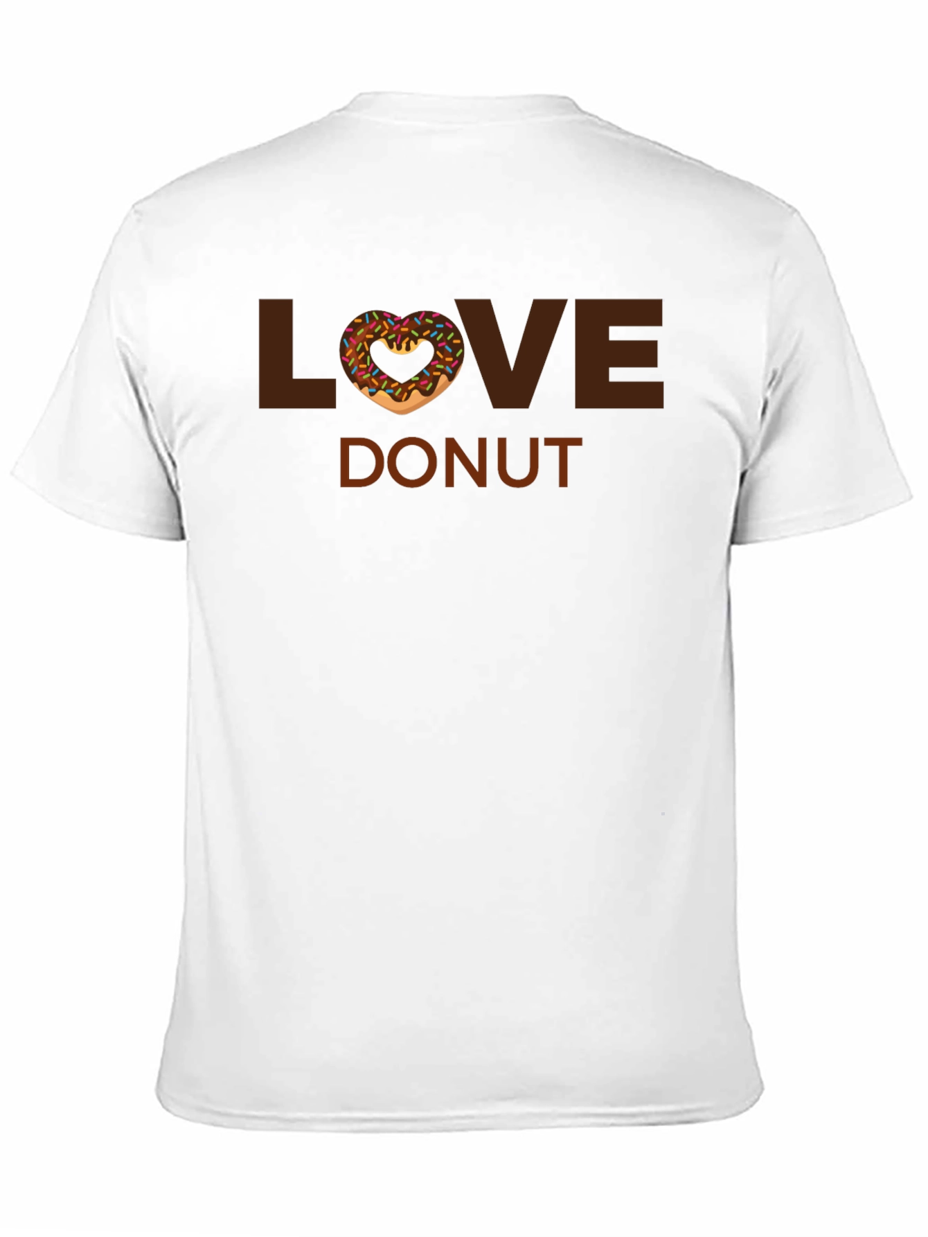 Black Love Donut T-Shirt - Fun Graphic Tee view 11