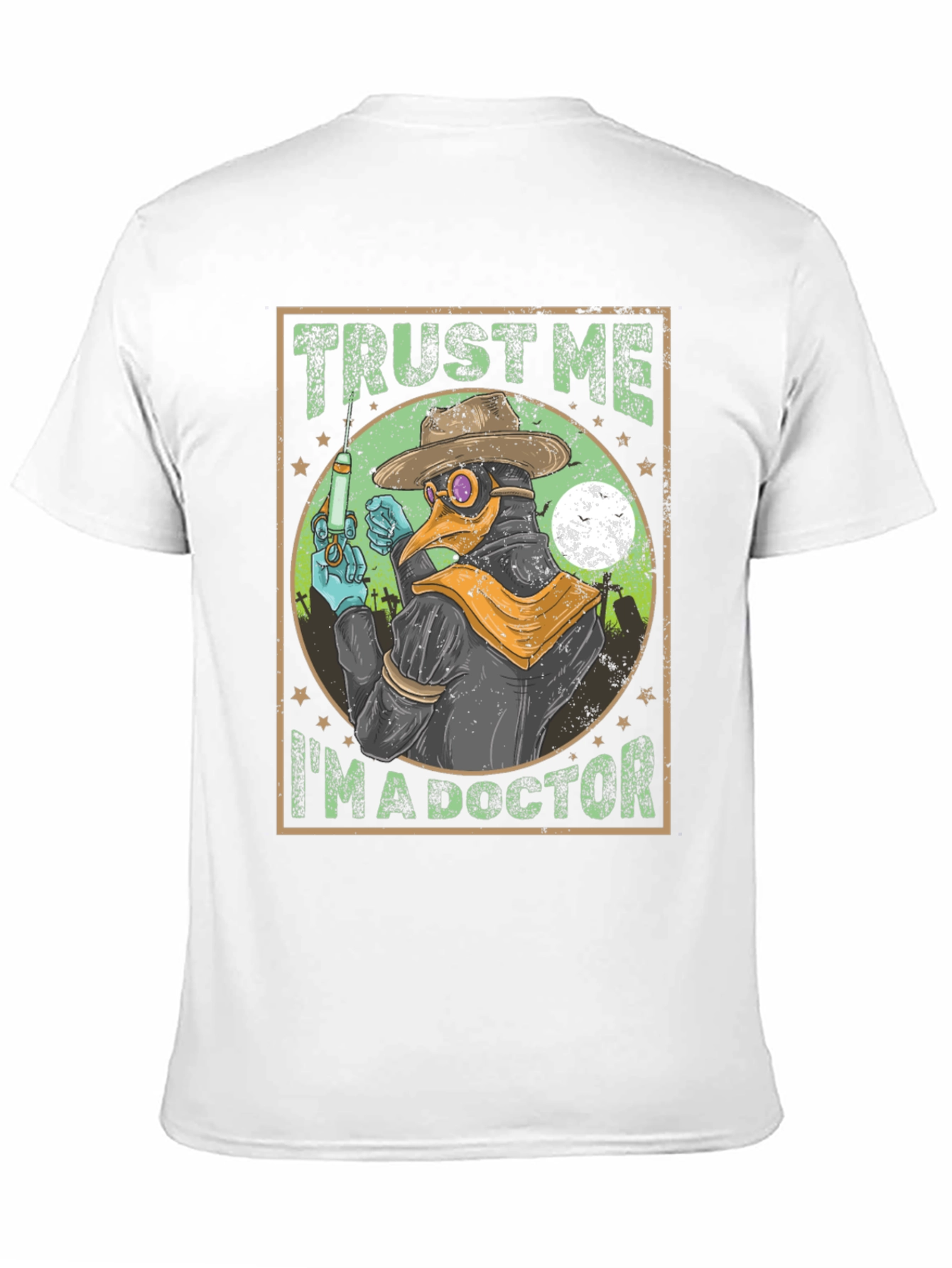 Black Plague Doctor T-Shirt - Trust Me I'm a Doctor! view 11