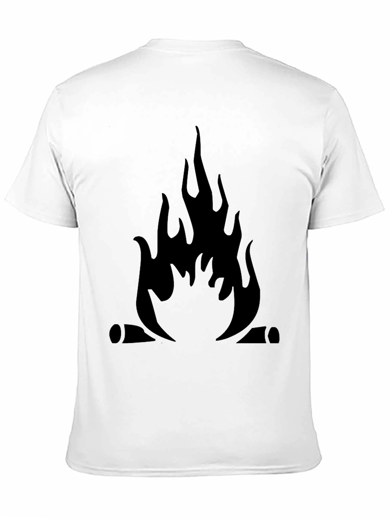 Black Campfire Graphic Tee - Black Cotton Comfort view 11