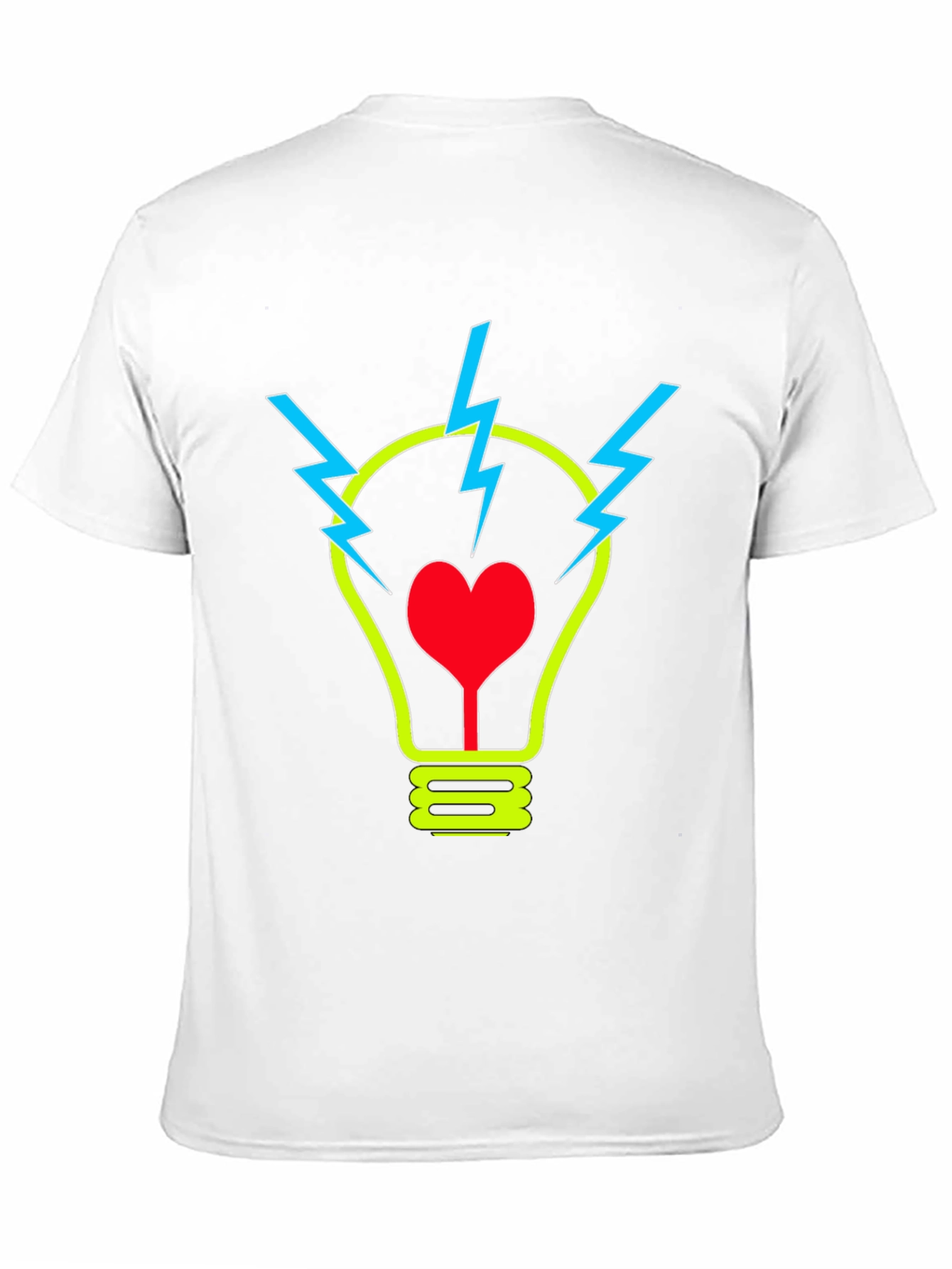 Black Heart Idea Graphic T-Shirt - Soft Cotton Blend view 11