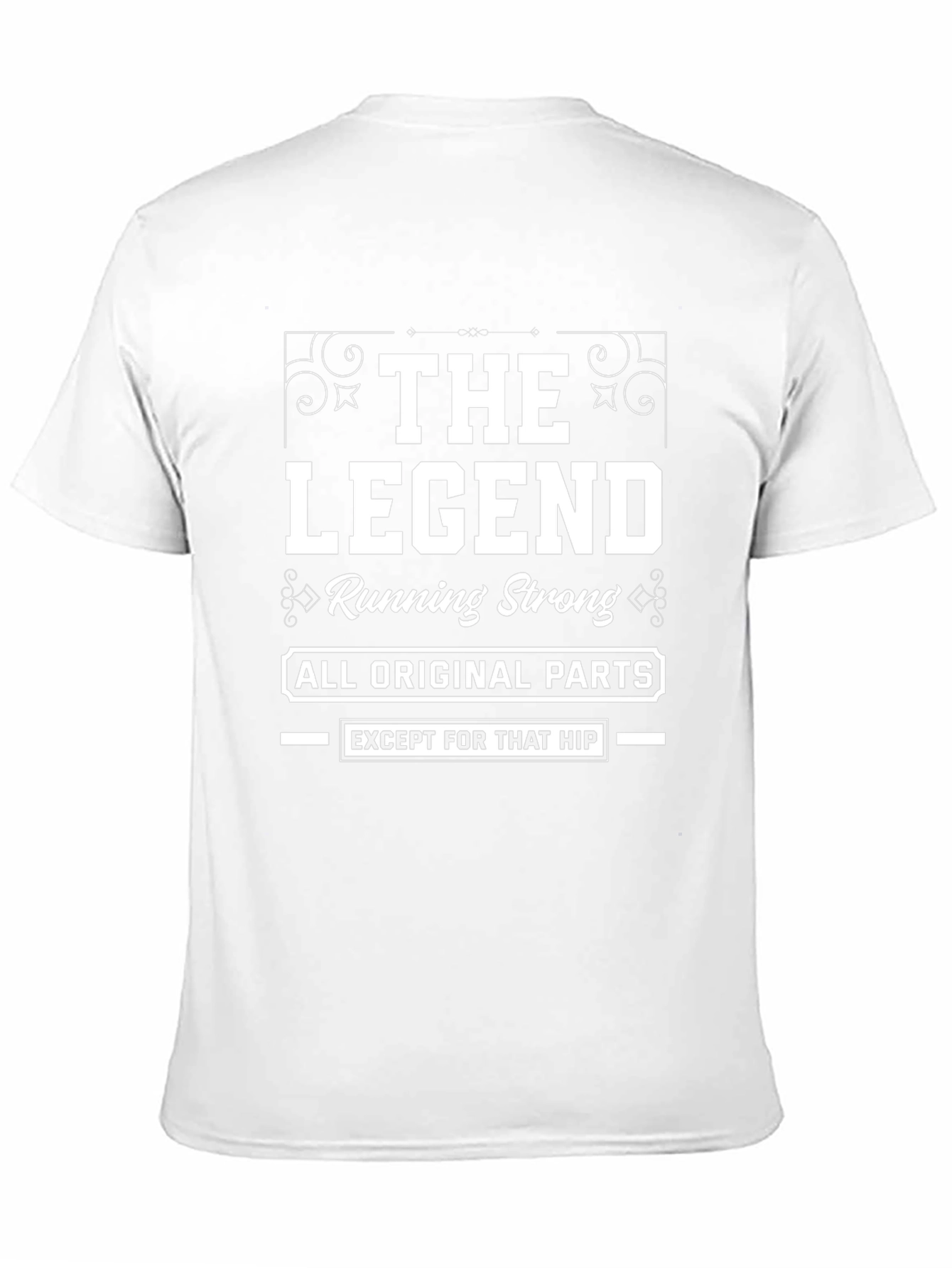 Black The Legend: Running Strong T-Shirt view 11