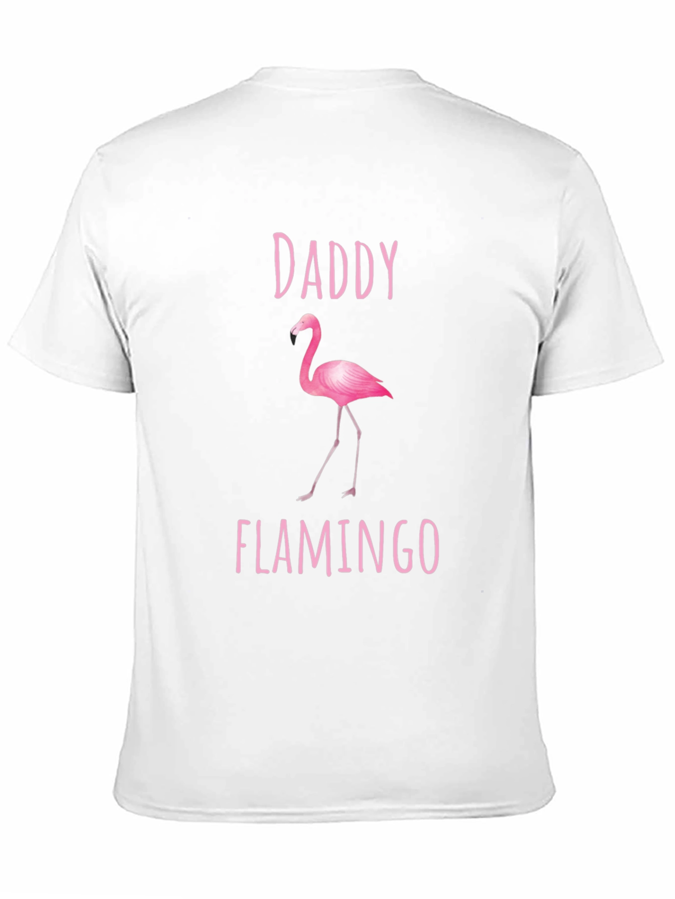 Black Daddy Flamingo Graphic Tee - Black Cotton Shirt view 11