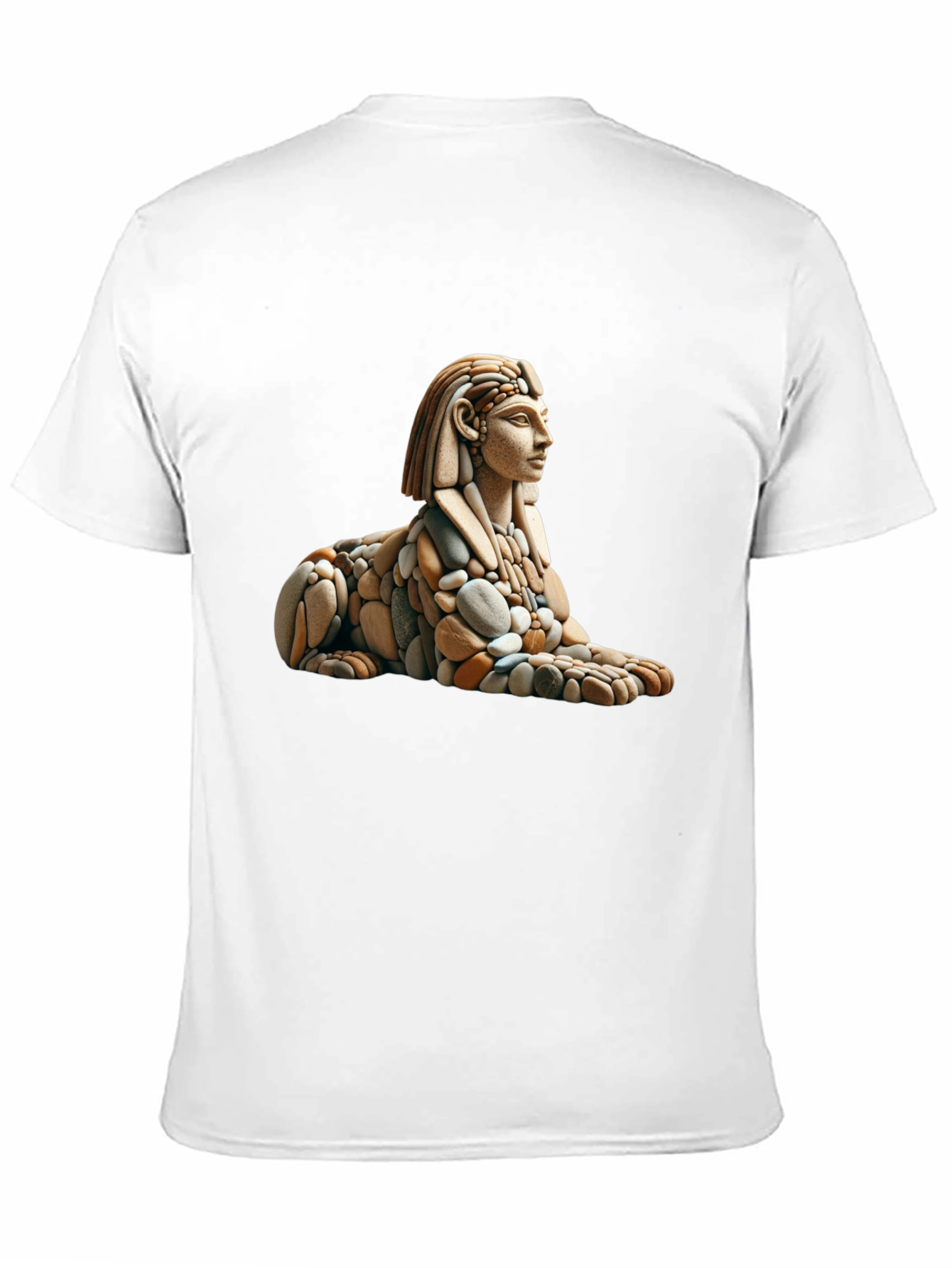 Black Sphinx Rock Art Graphic Tee view 11
