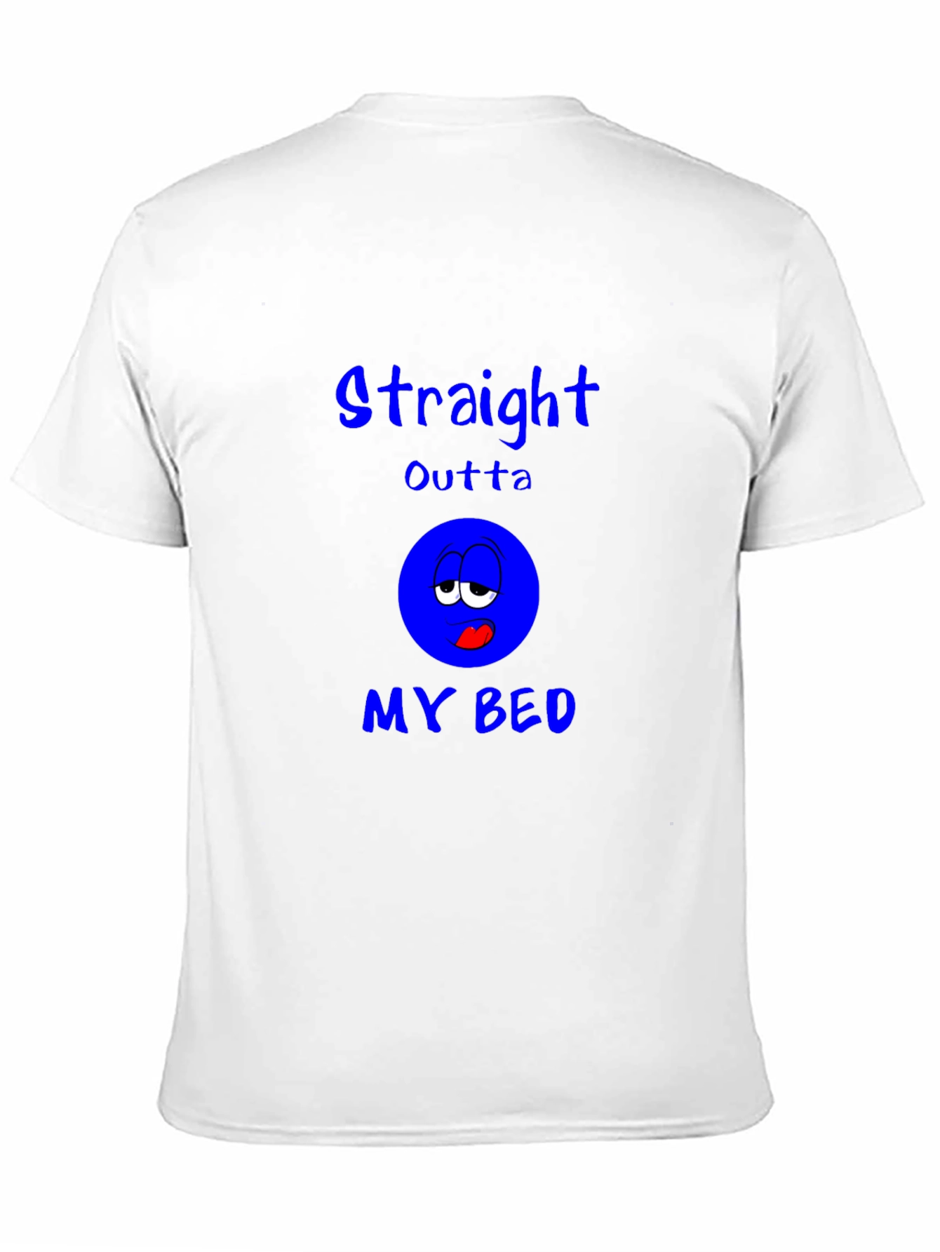 Black Straight Outta My Bed Graphic Tee view 11